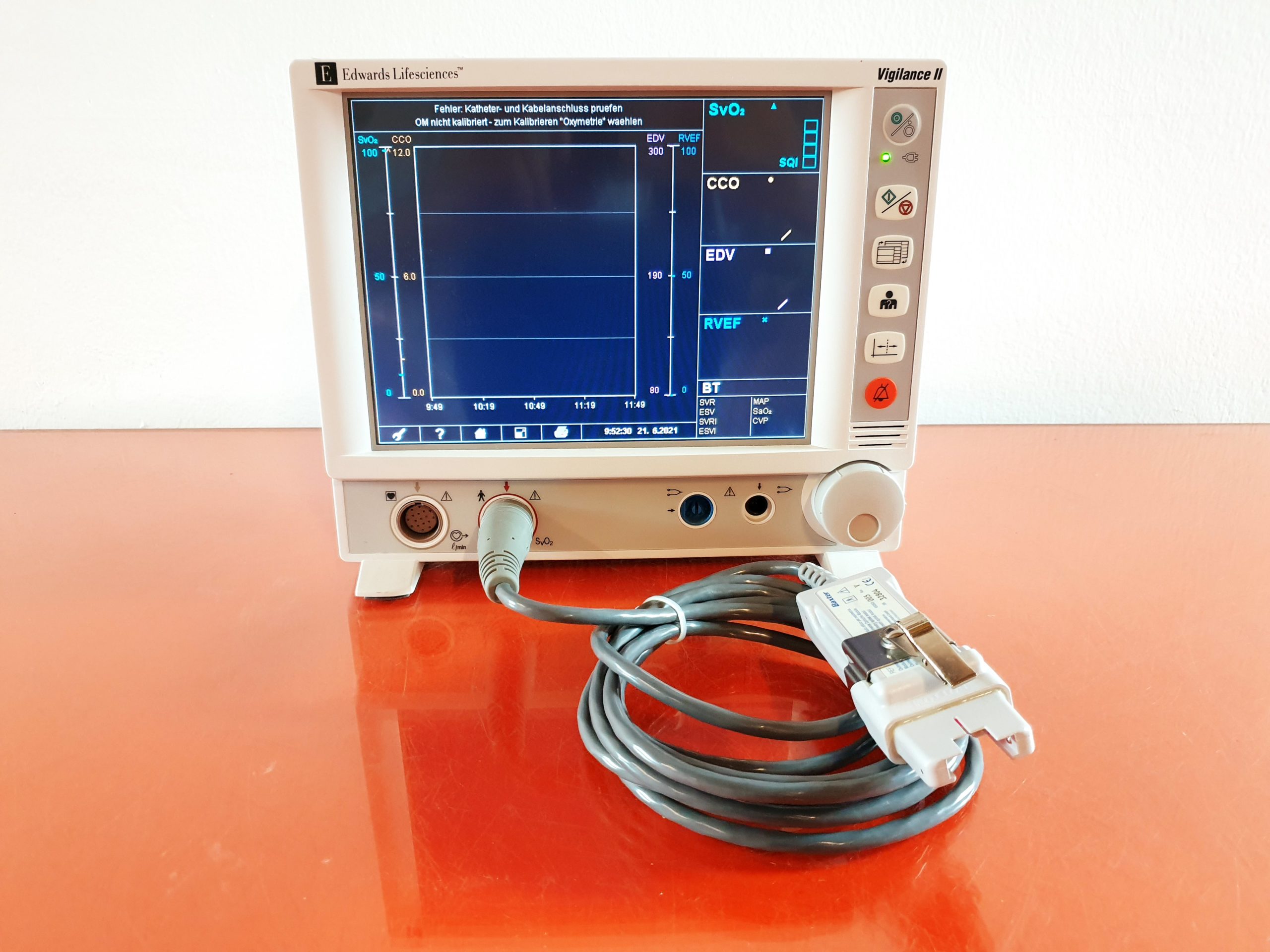 Edwards Lifesciences Vigilance II Überwachungs Patientenmonitor Typ VIG2E MIT ZUBEHÖR thumbnail 2