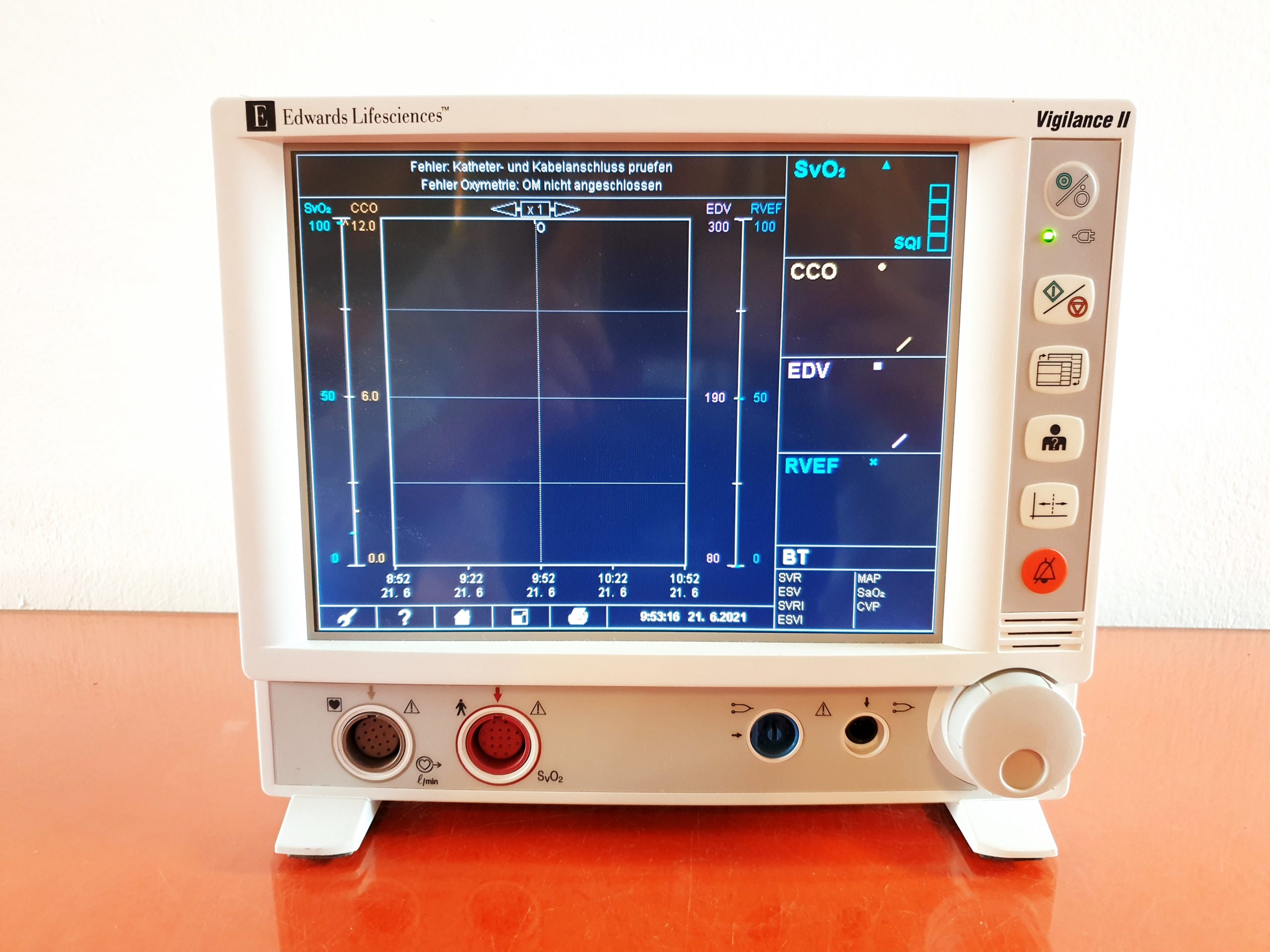 Edwards Lifesciences Vigilance II Überwachungs Patientenmonitor Typ VIG2E MIT ZUBEHÖR thumbnail 4