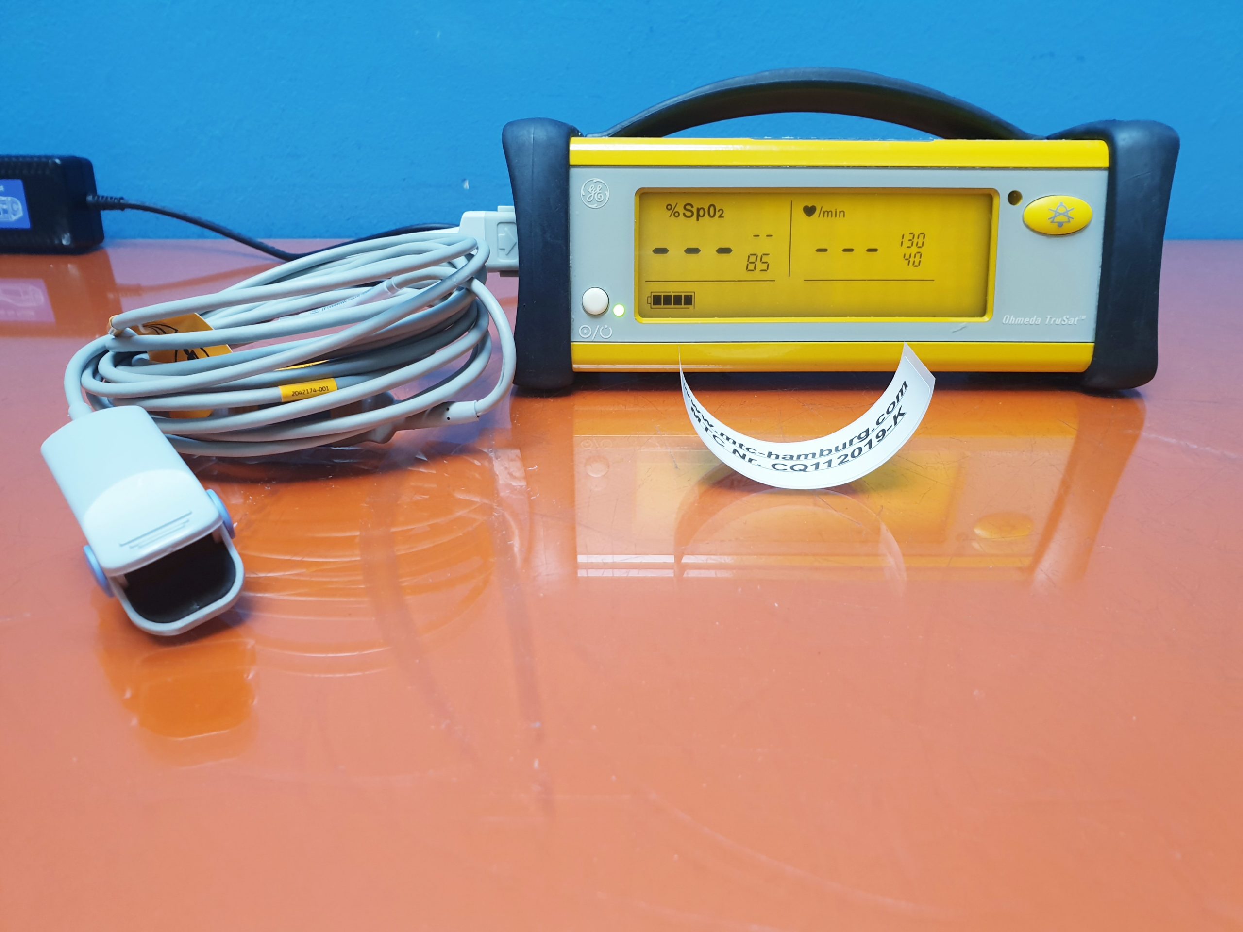 GE Healthcare TruSat Oximeter 6051-0000-190 mit Fingersensor thumbnail 2