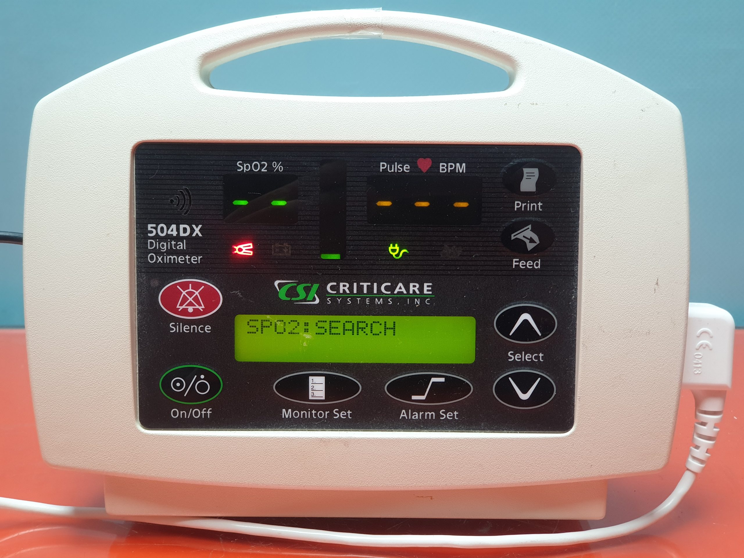 Criticare 504DX Oximeter // Oxymeter mit Fingersensor und Netzteil thumbnail 3