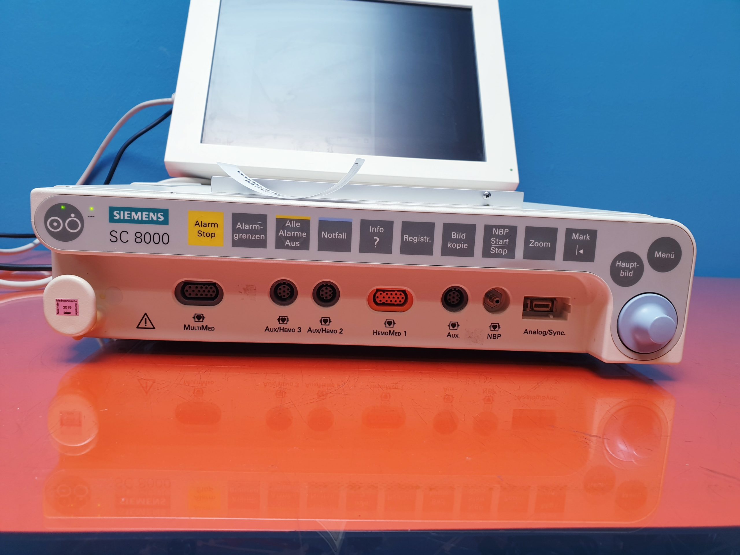 Siemens SC8000 // SC 8000 Überwachungsmonitor // Patientenüberwachungsmonitor thumbnail 3
