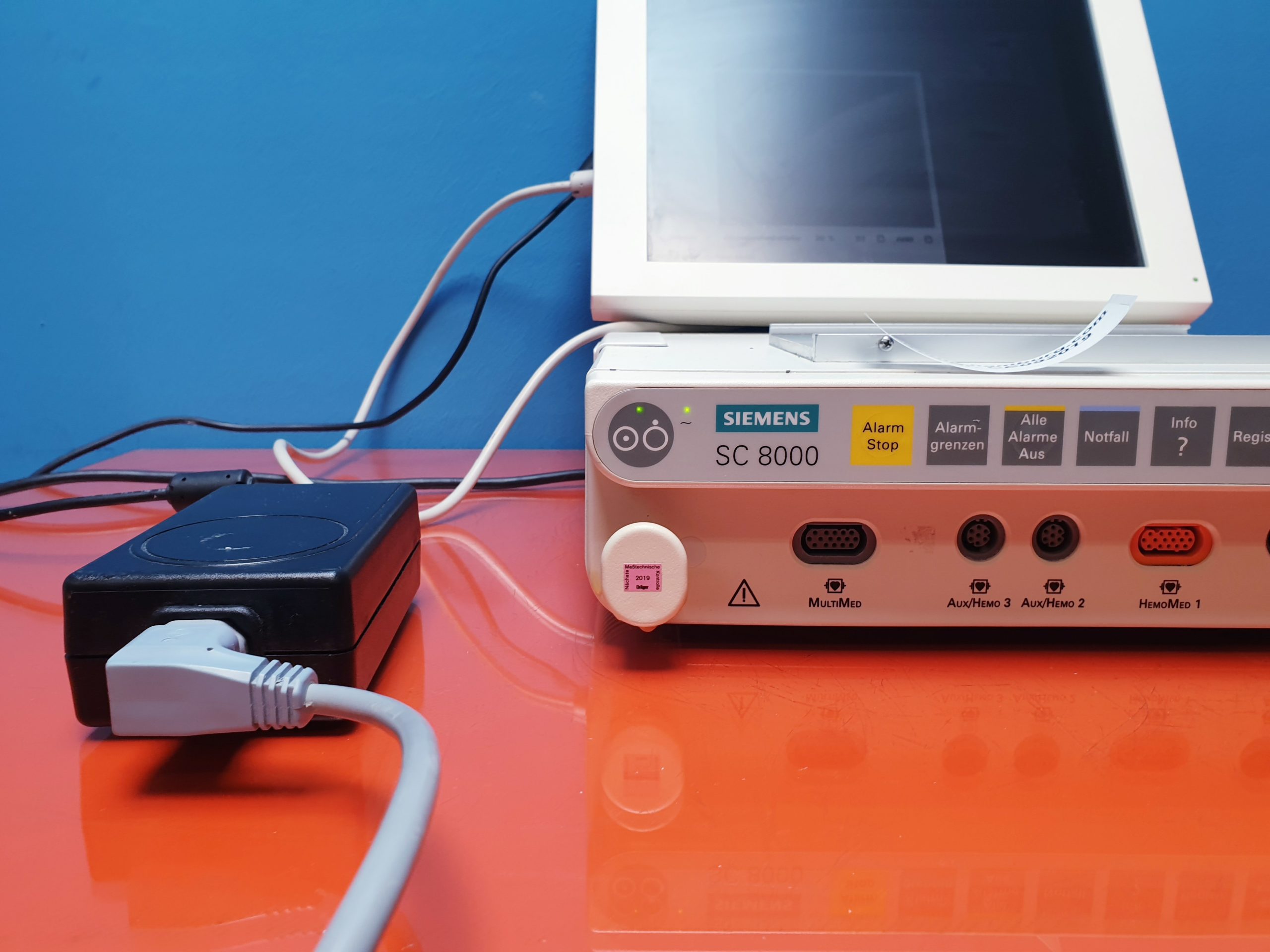 Siemens SC8000 // SC 8000 Überwachungsmonitor // Patientenüberwachungsmonitor thumbnail 4