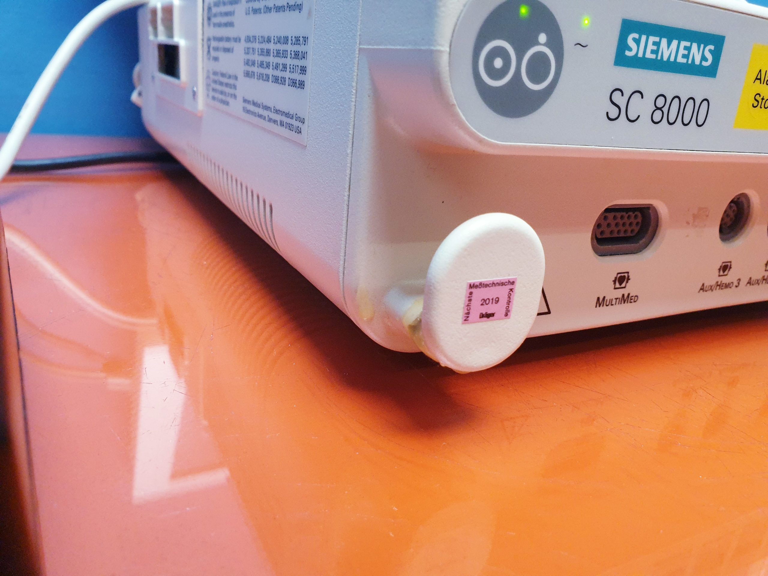 Siemens SC8000 // SC 8000 Überwachungsmonitor // Patientenüberwachungsmonitor thumbnail 5
