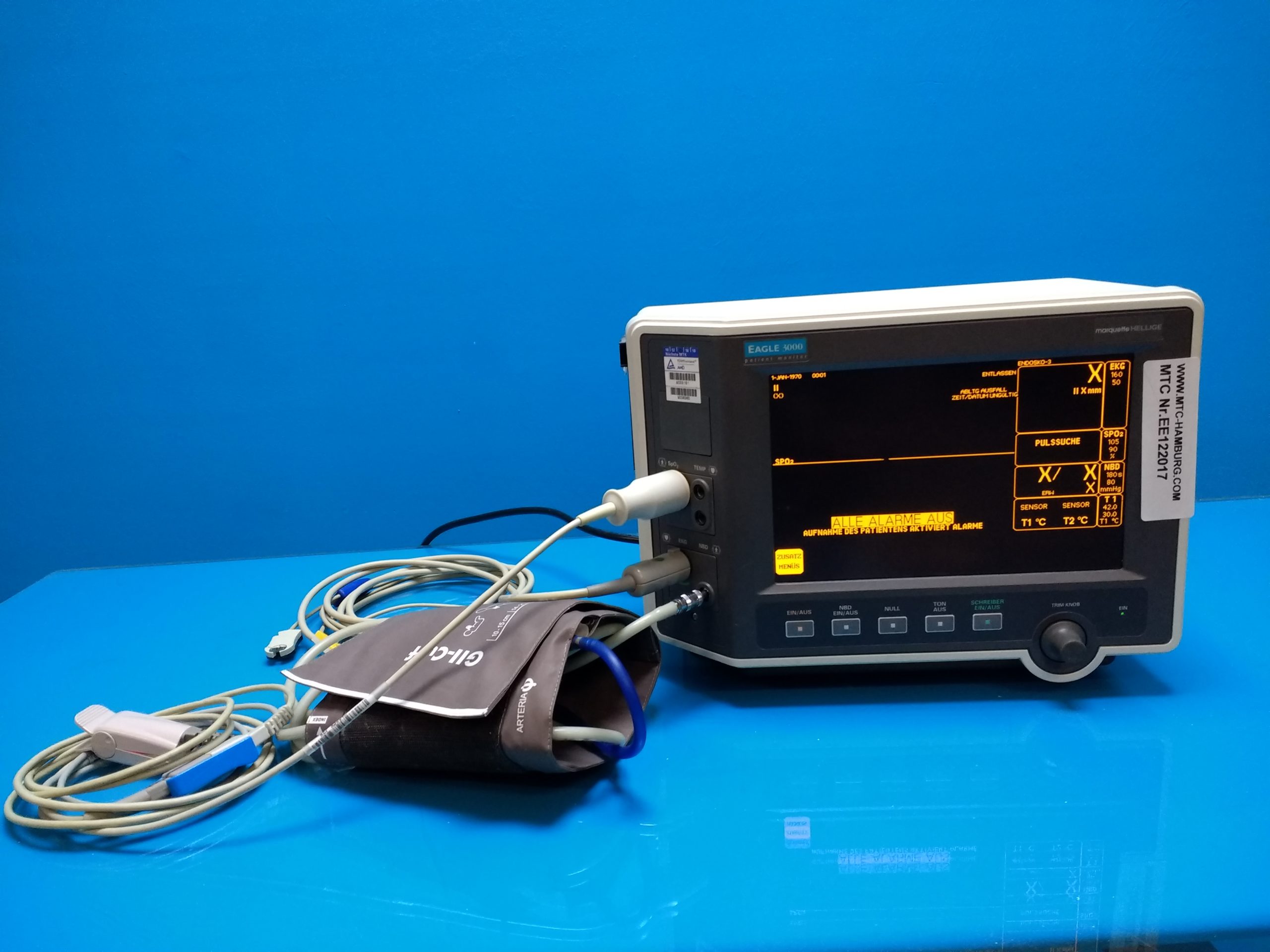 GE Marquette Eagle 3000 Patientenmonitor-EKG, NIBP, Spo2,…. — image 1 of 5