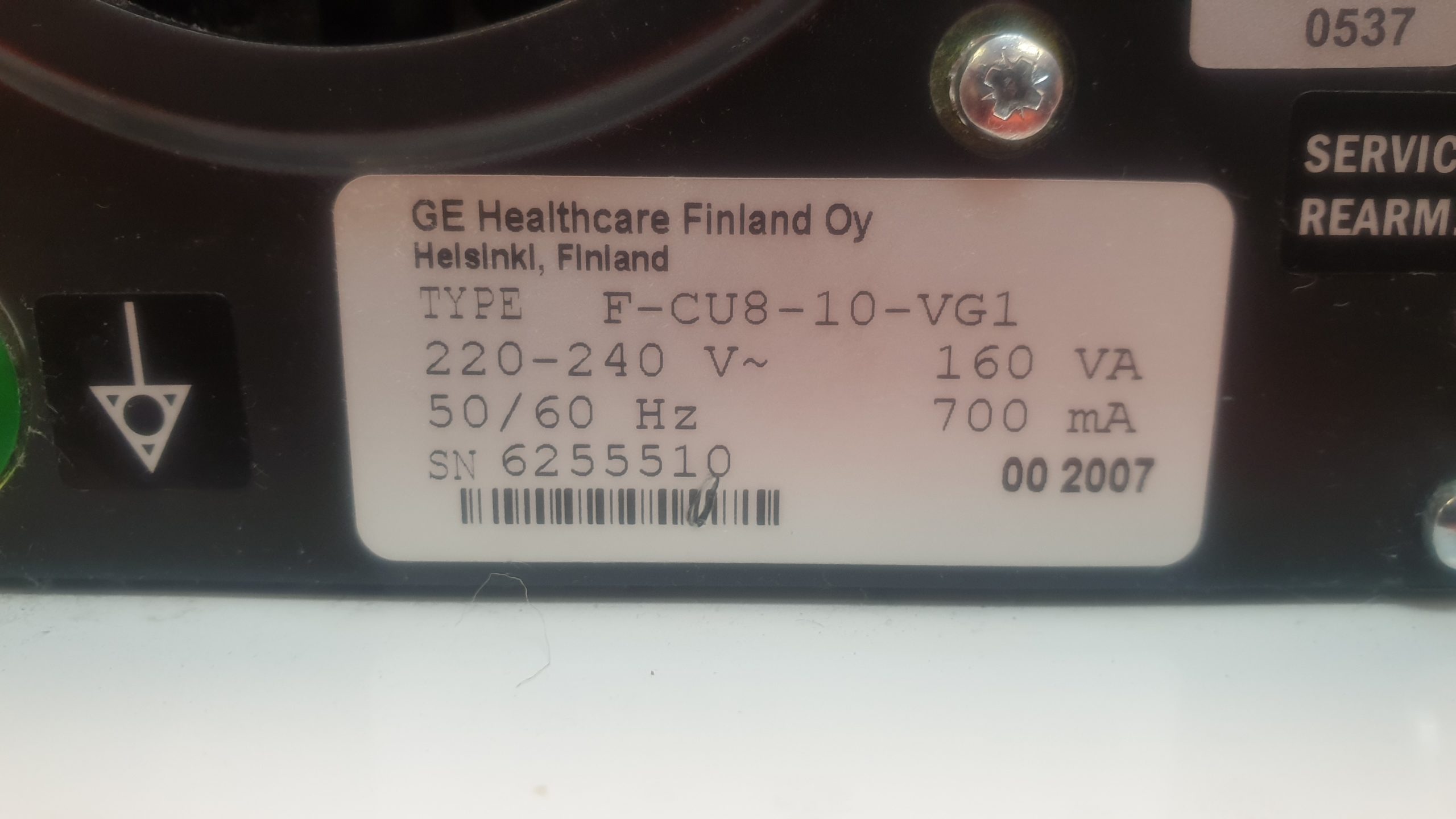 GE F-CU8-10-VG1 Module Rack thumbnail 4