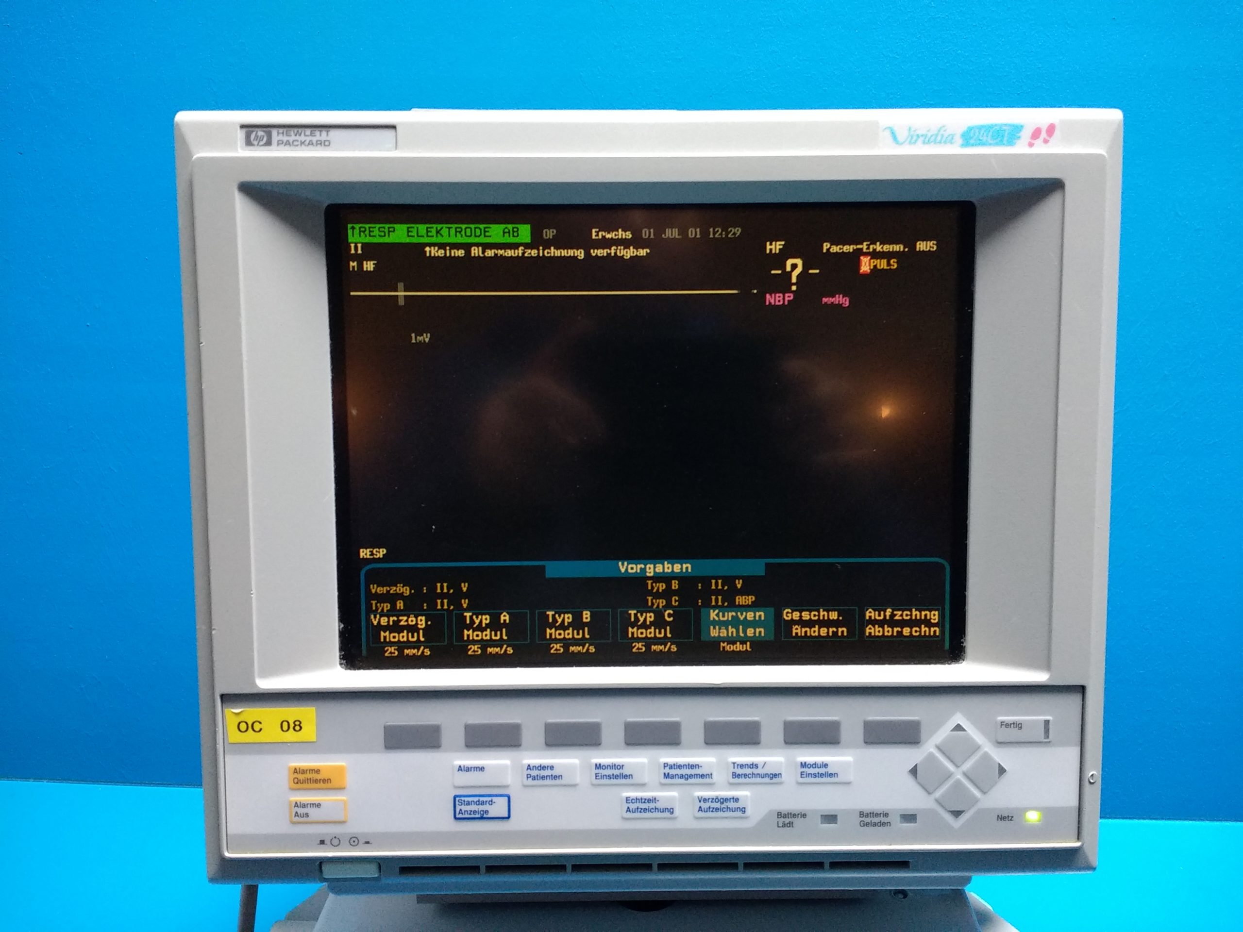 Hewlett Packard Viridia 24CT Patientenmonitor thumbnail 3