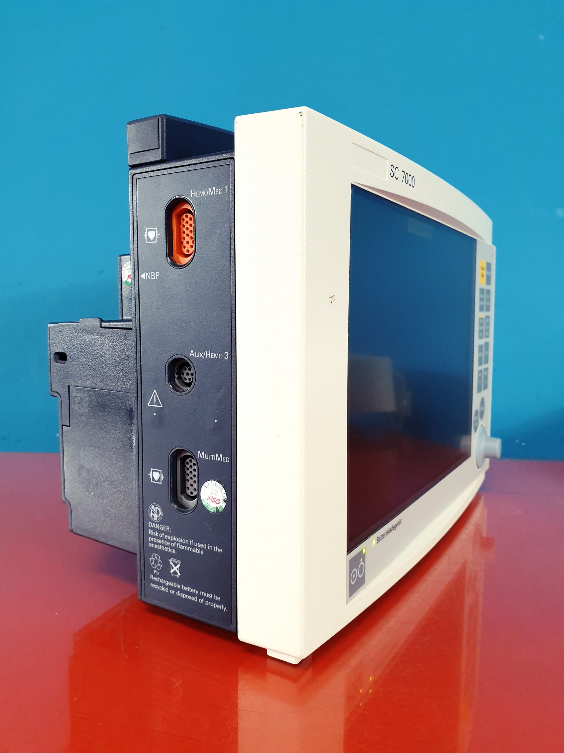 Siemens SC7000 // SC 7000 Patientenmonitor, Überwachungsmonitor thumbnail 3