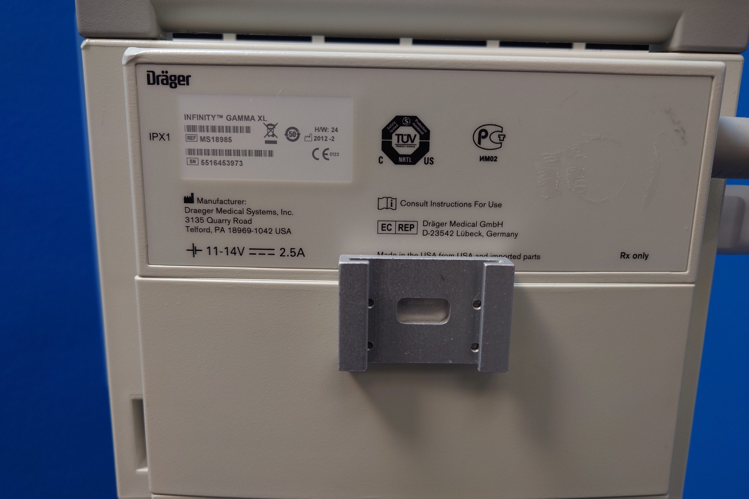 Dräger infinity Gamma XL Patientenmonitor Fahrbar- und mit Zubehör thumbnail 4