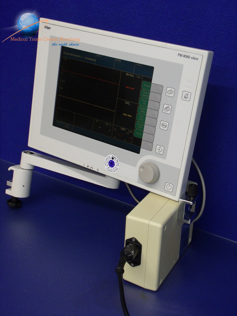 Dräger PM 8060 Vitara Überwachungsmonitor Inkl Netzteil — image 1 of 1