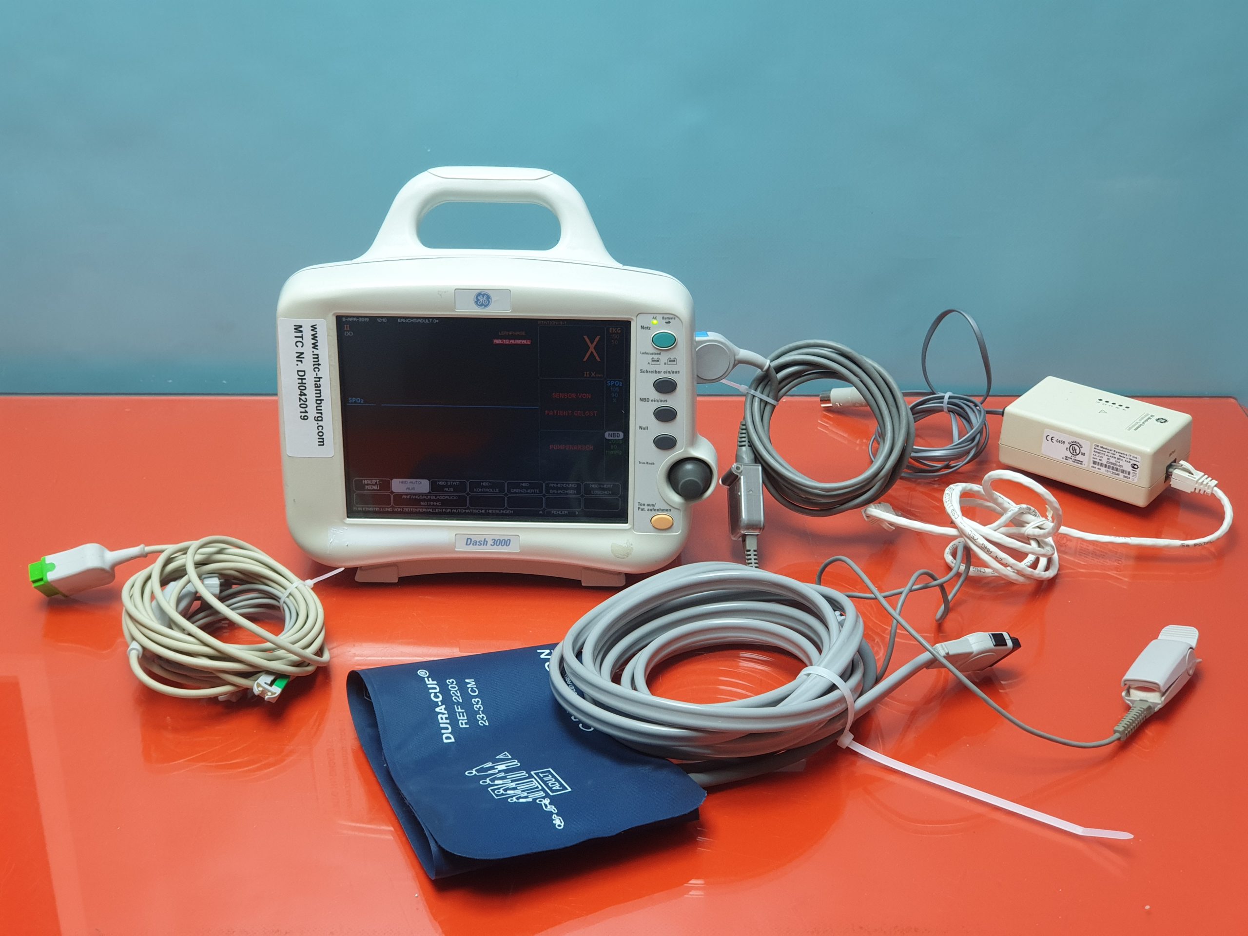 Ge Marquette DASH 3000 Patientenüberwachungsmonitor — image 1 of 4