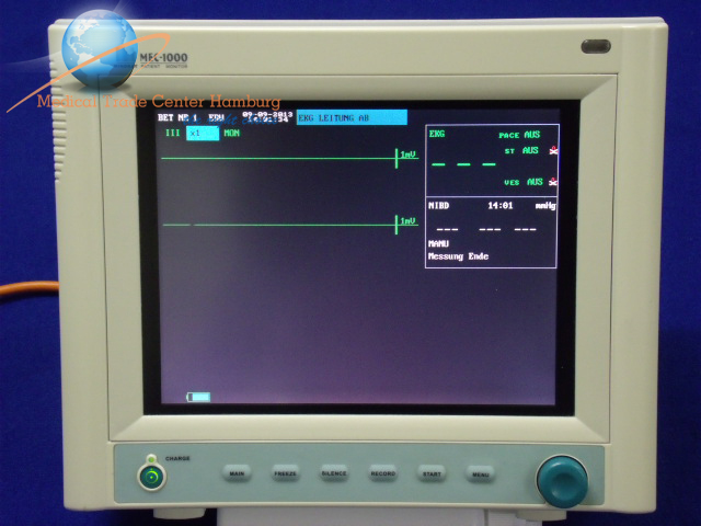 MINDRAY MEC-1000 Patientenmonitor EKG, SpO2, NIBP — image 1 of 3