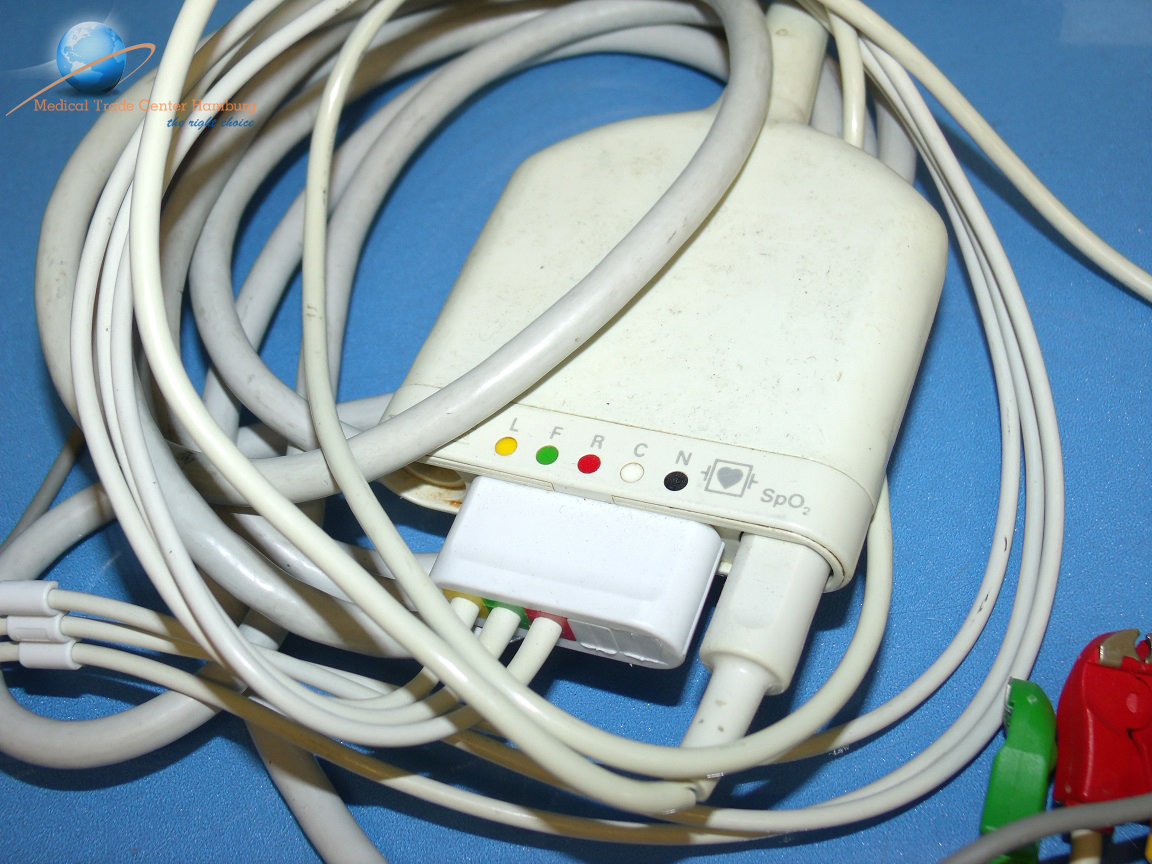 Multimed-Kabel, EKG-Kabel, SPO2-Sensor mit Adapter-Kabel — image 1 of 1