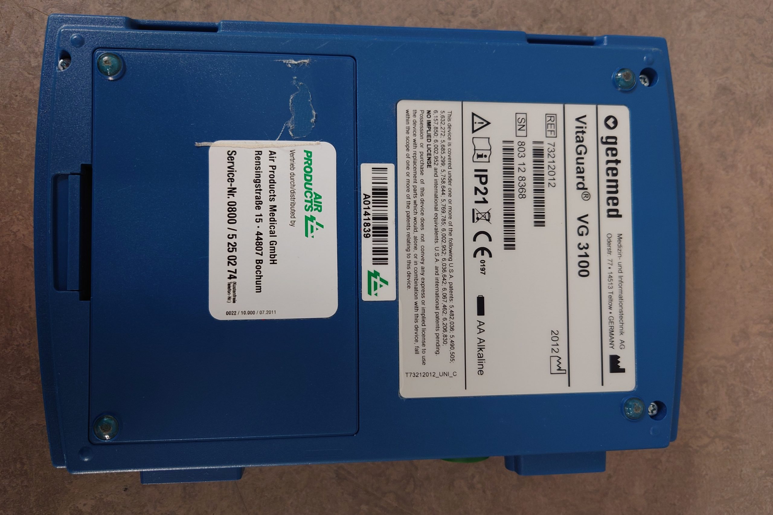 Getemed VitaGuard VG 3100 Massimo Set +Stammkabel thumbnail 13