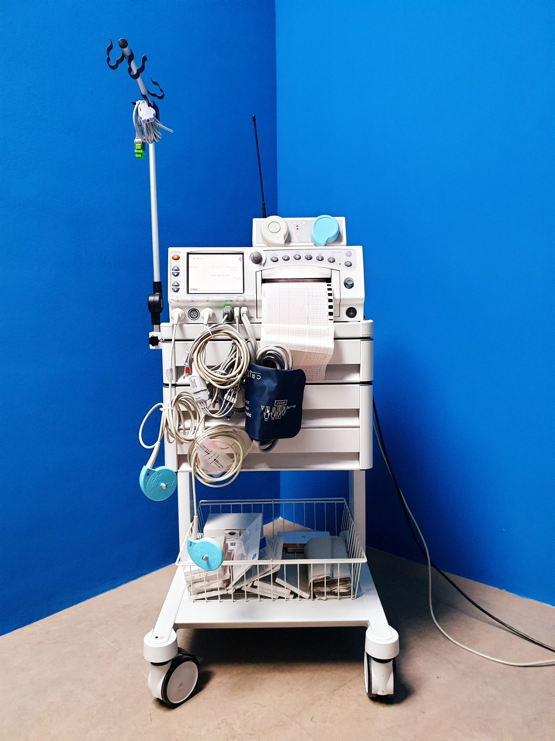 GE Corometrics 250CX Series Fetal // Mutter Monitor + T800E + Zubehör — image 1 of 8