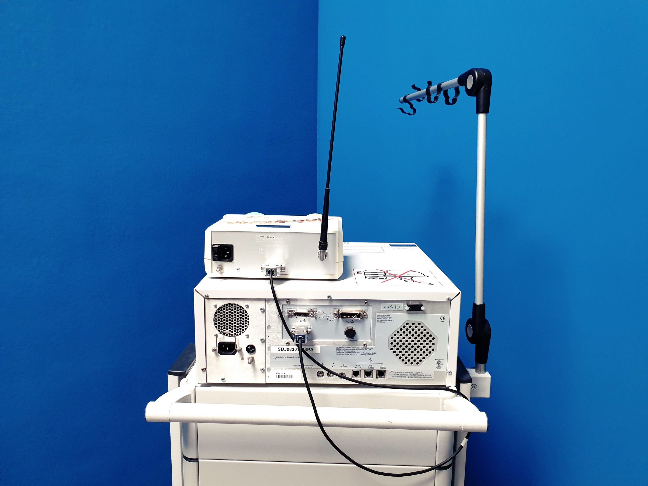 GE Corometrics 250CX Series Fetal // Mutter Monitor + T800E + Zubehör thumbnail 5