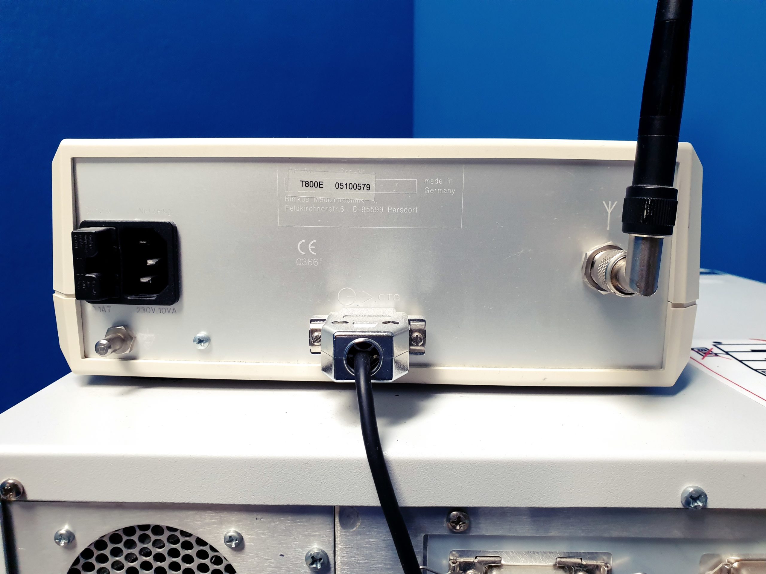 GE Corometrics 250CX Series Fetal // Mutter Monitor + T800E + Zubehör thumbnail 6
