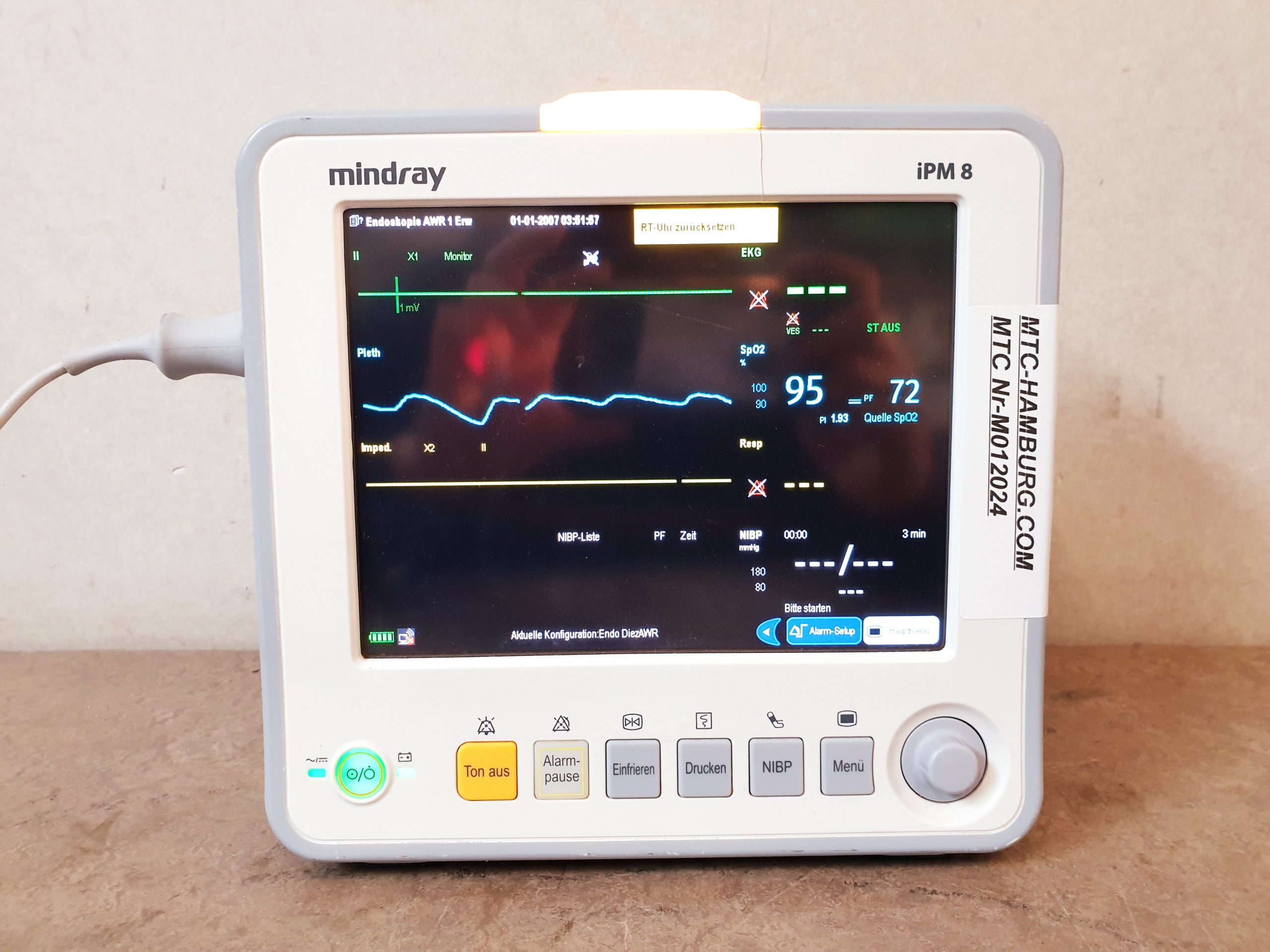 Mindray iPM 8 Überwachungsmonitor thumbnail 3