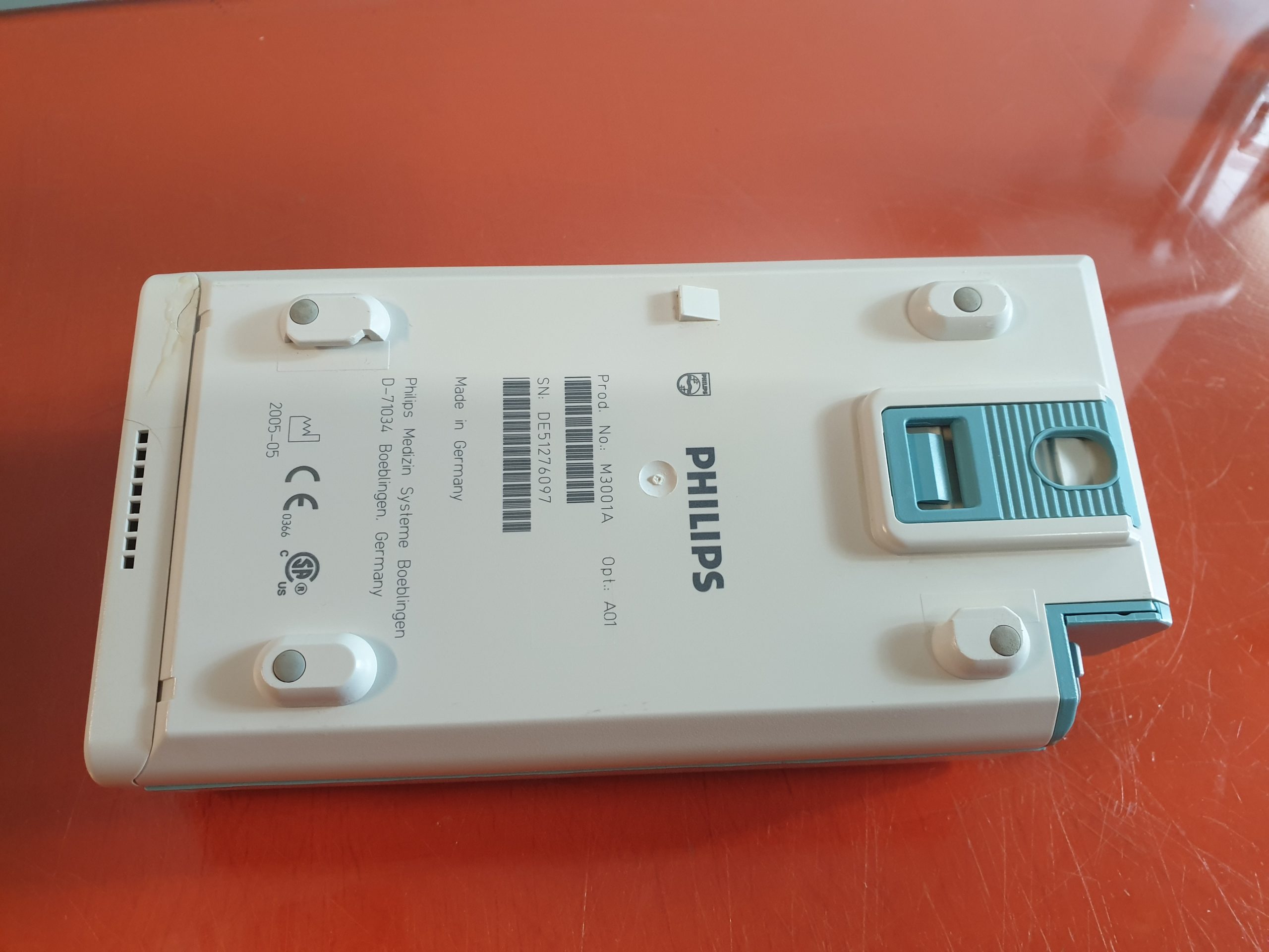 Philips IntelliVue MP20 // MP 20 Patientenmonitor EKG SpO2 NiBp . mit M3001A Modul thumbnail 6