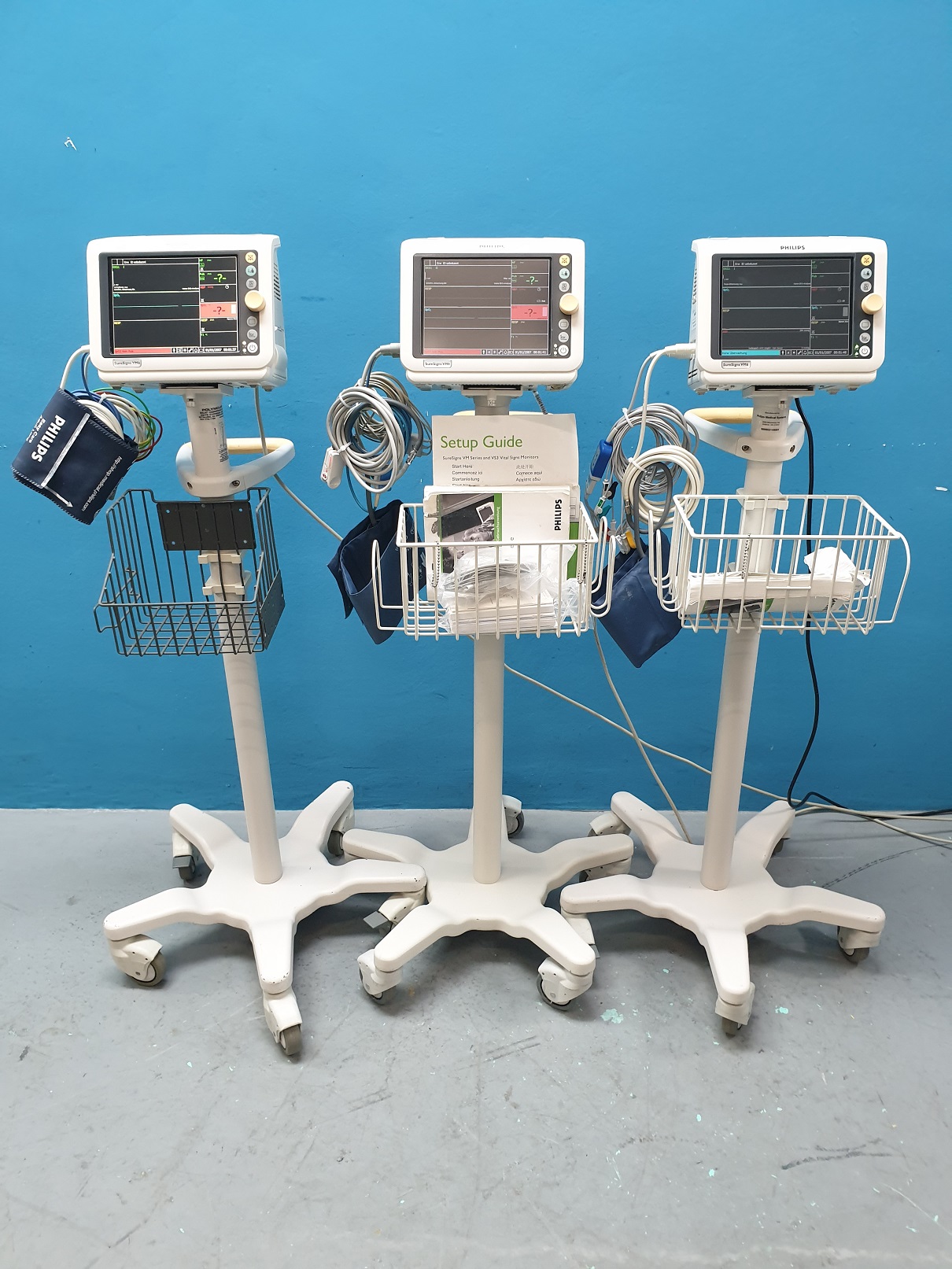 Philips SureSigns VM6 NIBP SpO2, EkG, Temp, …. Fahrbar thumbnail 2