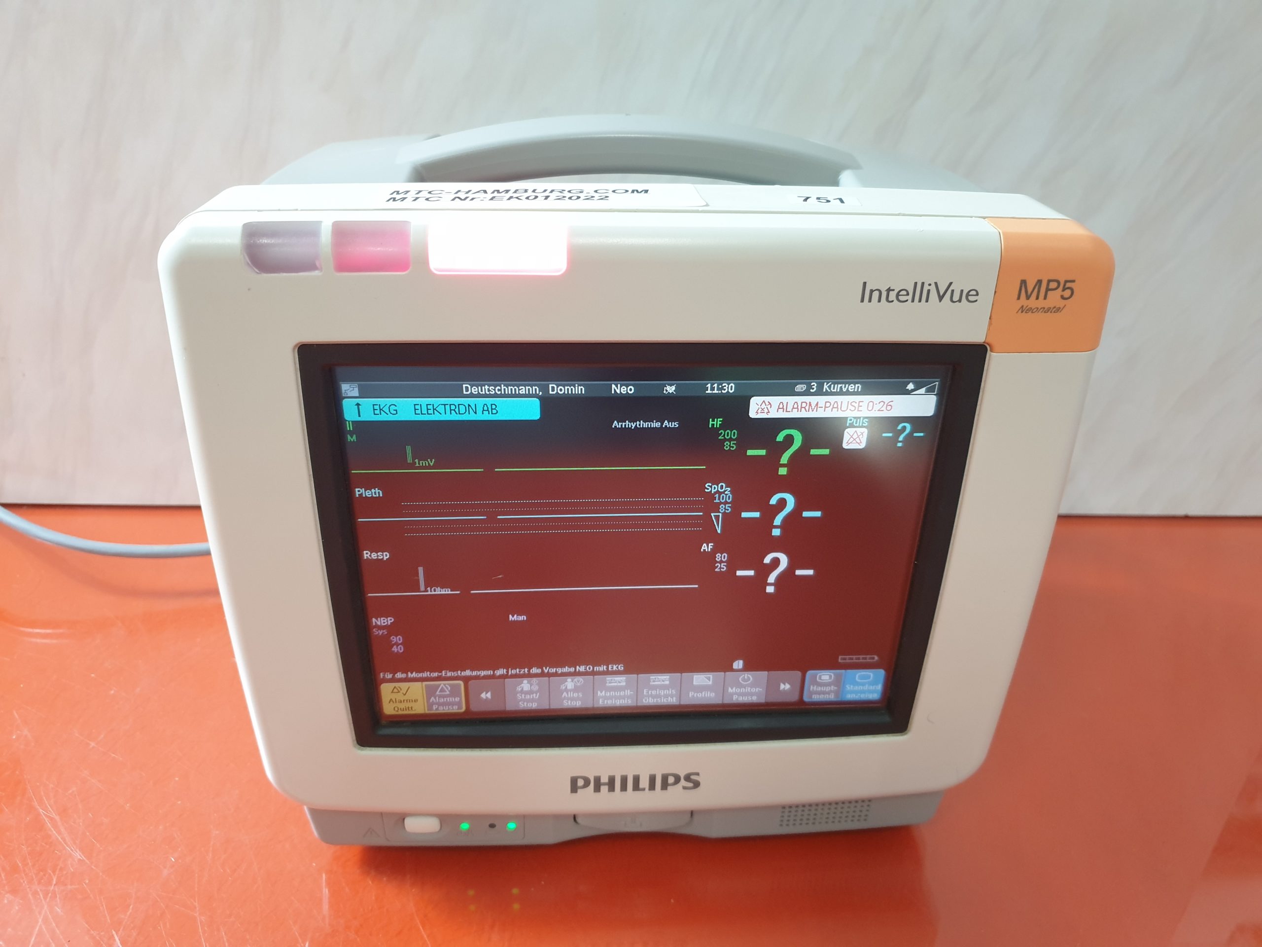 Philips IntelliVue MP5 // MP 5 Neonatal Patientenmonitor – Überwachungsmonitor — image 1 of 6