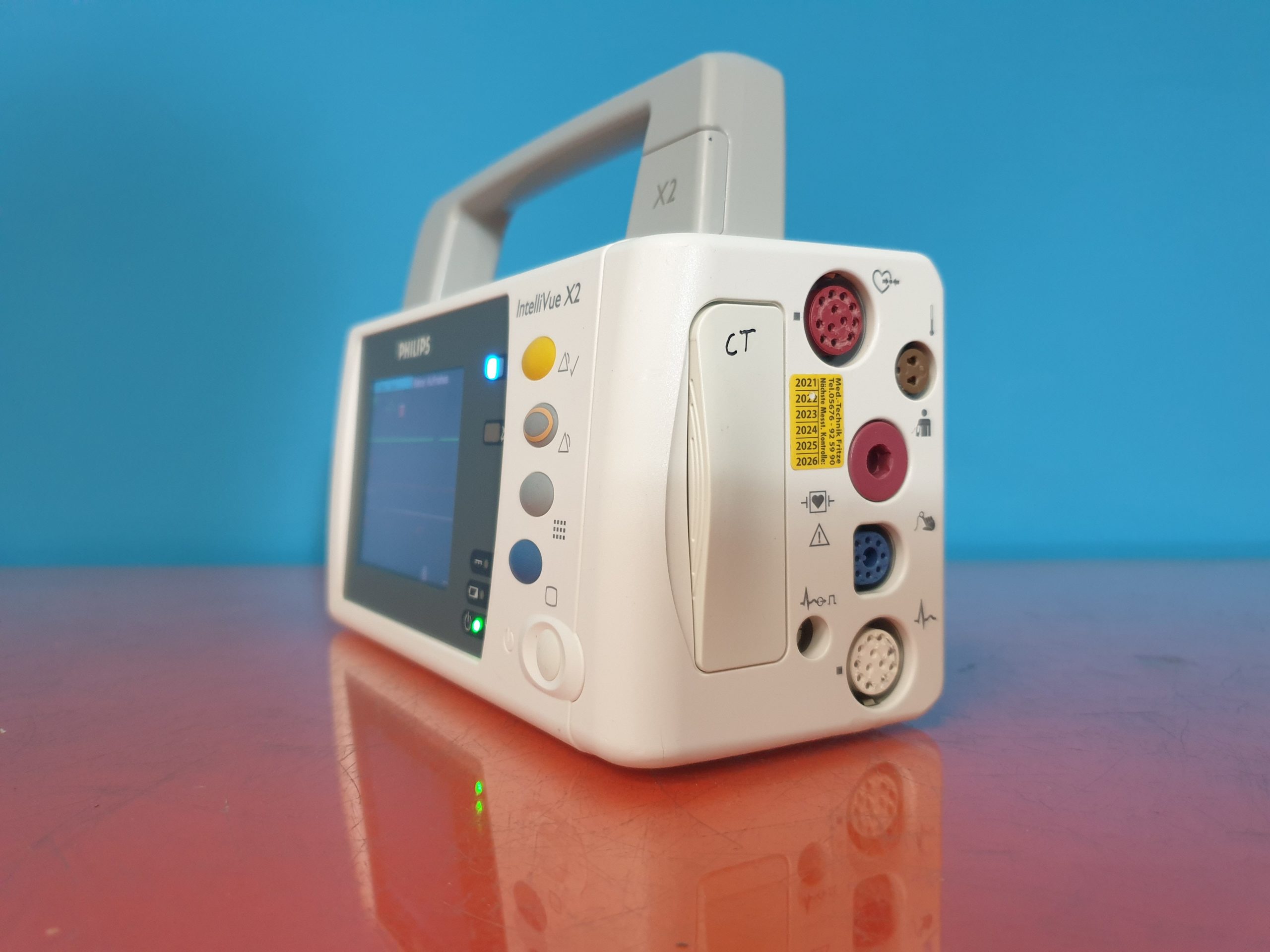 Philips IntelliVue X2 M3002A Patient Monitor Überwachungsmonitor mit Kabel thumbnail 2