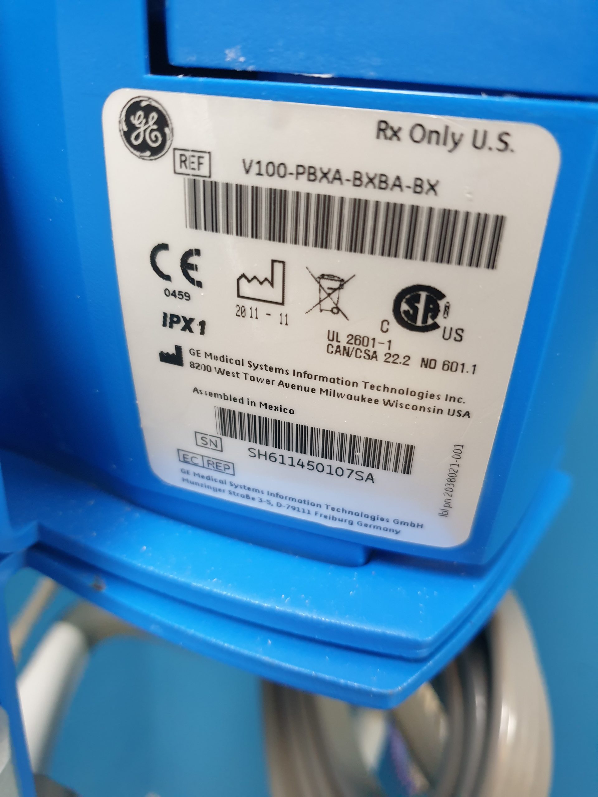 Ge Carescape Dynamap V100 Vitalzeichen PatientenMonitor thumbnail 10