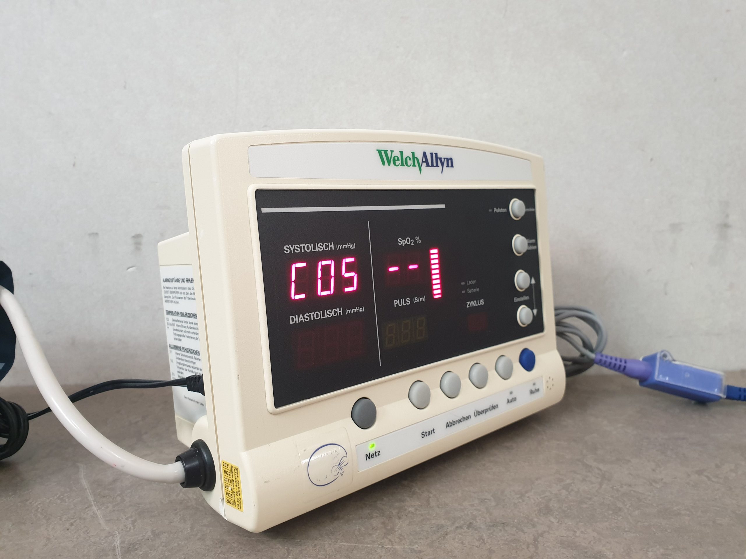 Welch allyn 52000 Series Überwachungsmonitor – Monitoring thumbnail 7