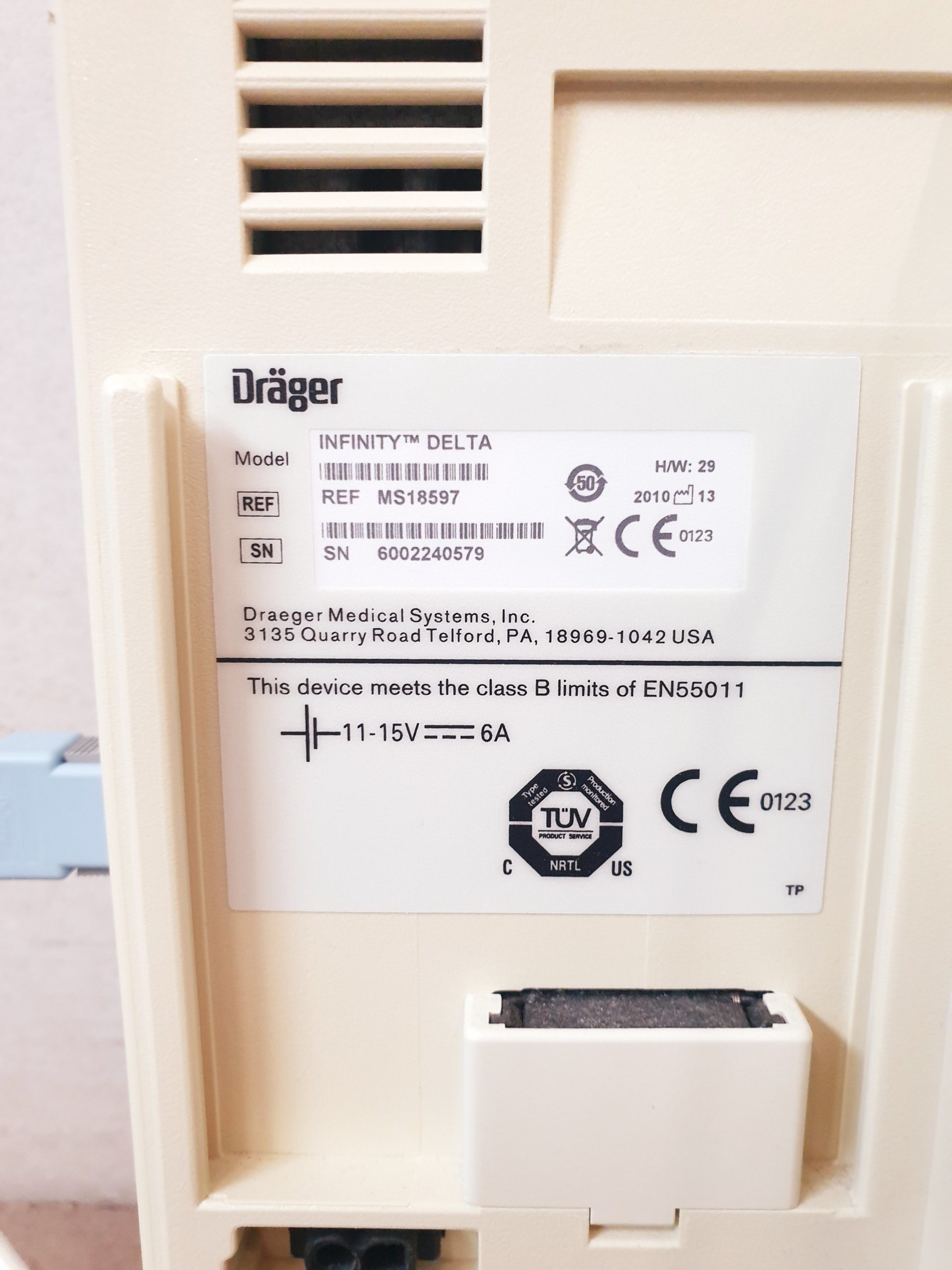 DRAGER Dräger infinity Dellta +Spo2 Massimo + Zubehör thumbnail 8
