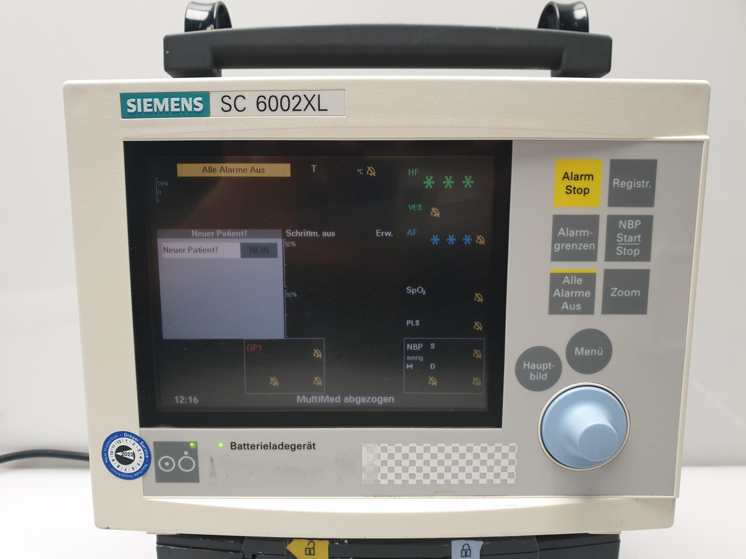 Siemens SC 6002 XL Patientenmonitor Überwachungsmonitor SC6002XL thumbnail 6