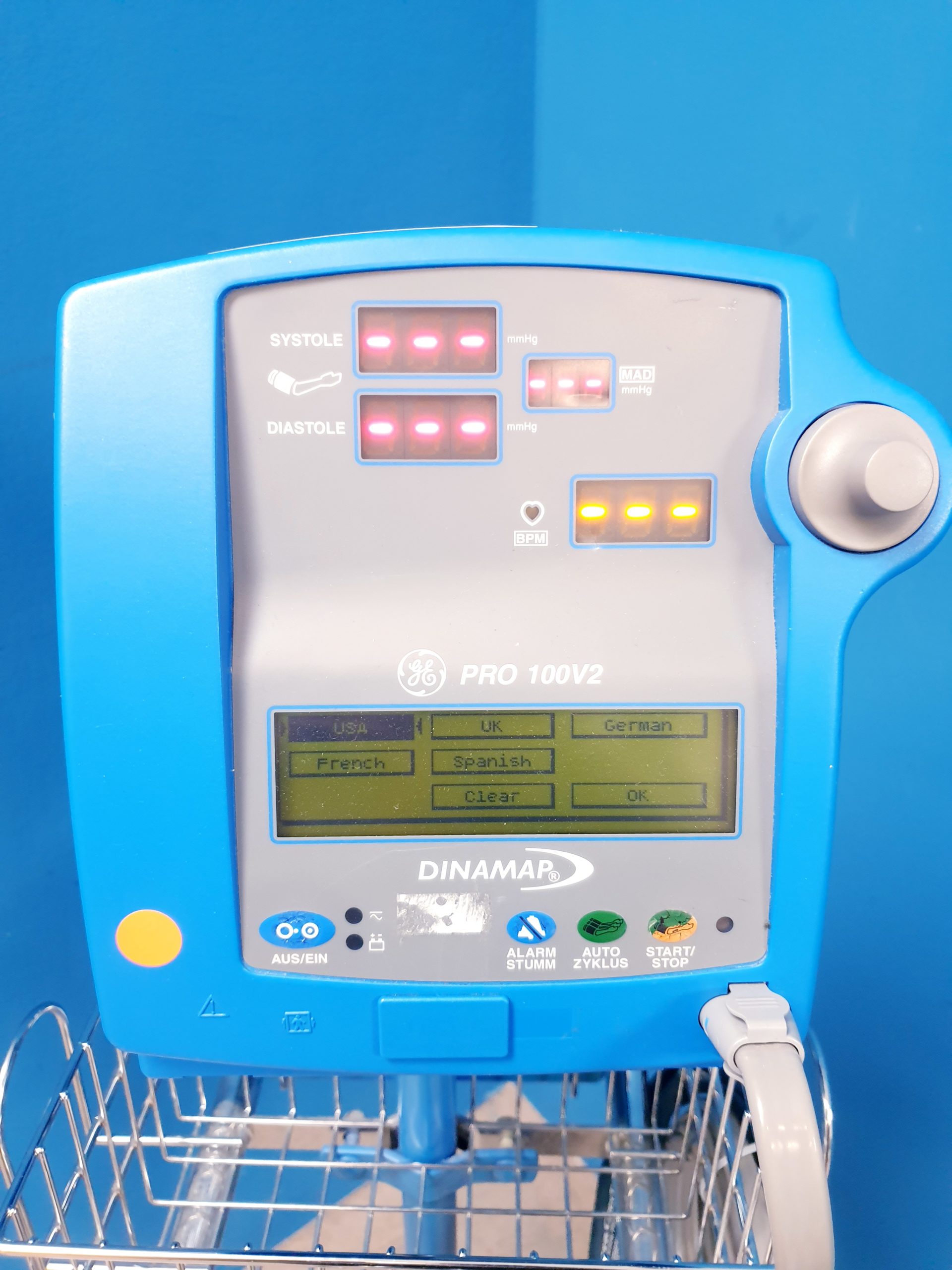 Ge Carescape Dynamap V100 Vitalzeichen PatientenMonitor thumbnail 7