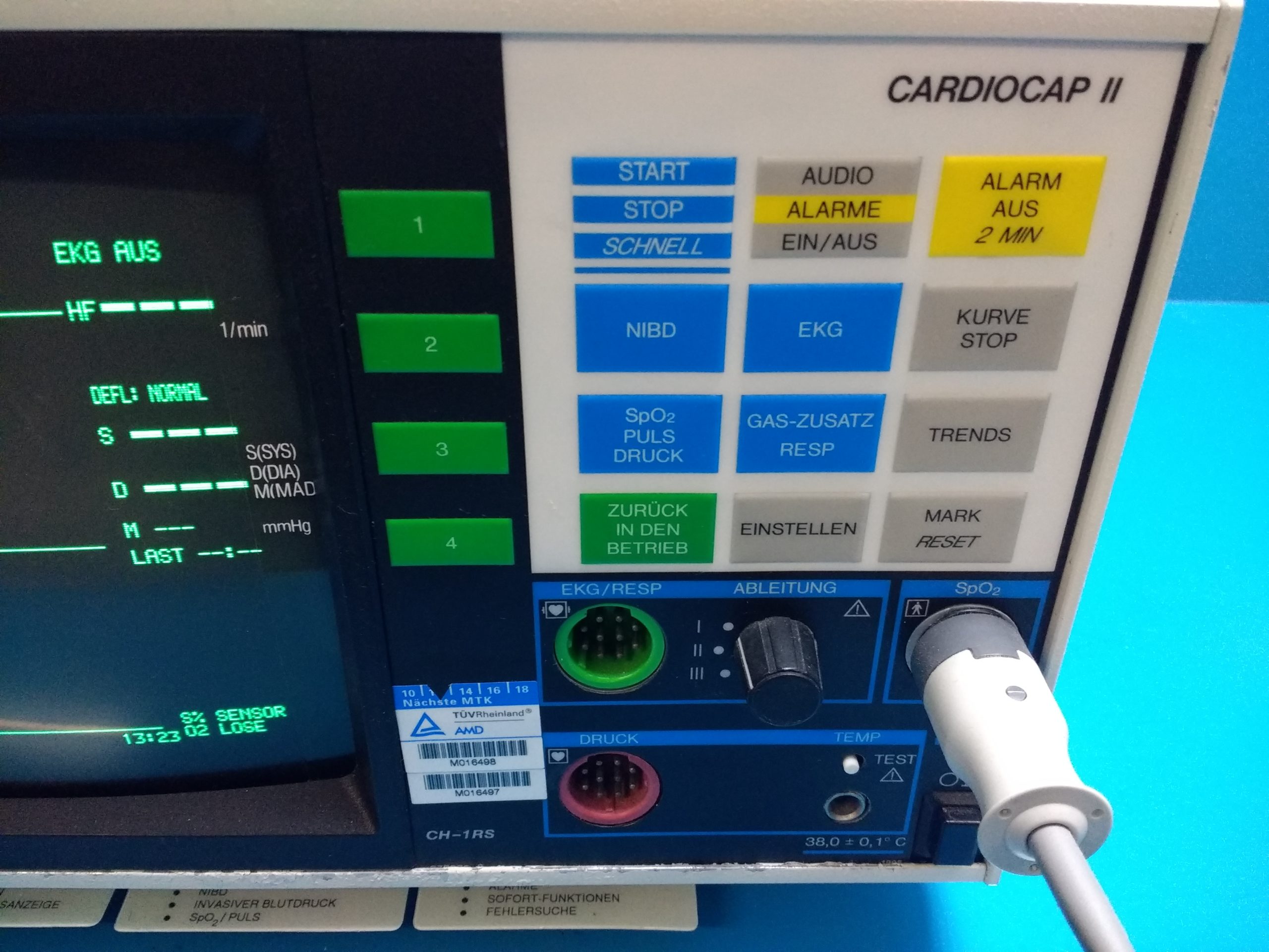 Datex-Ohmeda, Cardiocap II Überwachungsmonitor thumbnail 2