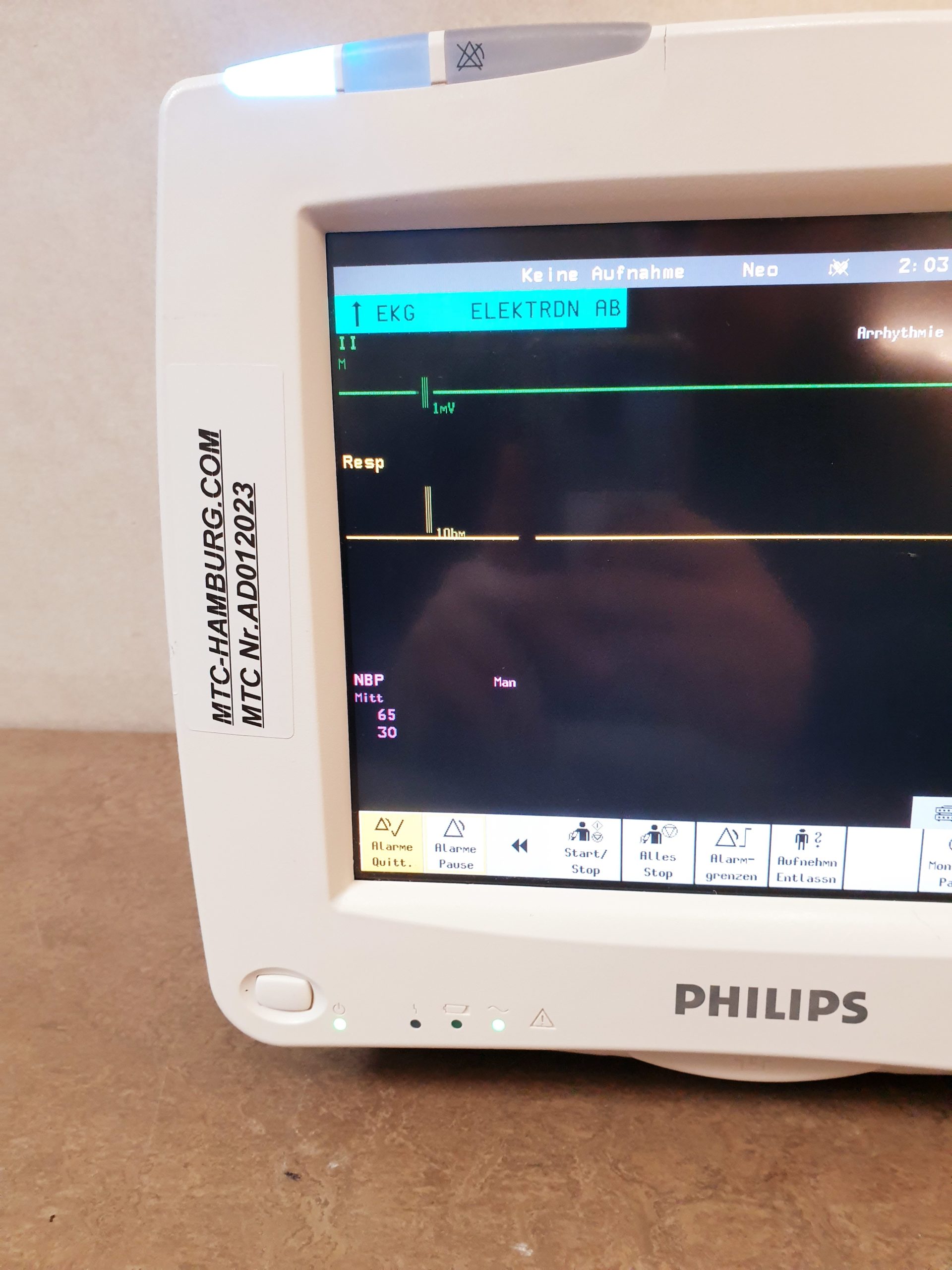 Philips IntelliVue MP20 Neonatal Überwachungsmonitor mit Modul thumbnail 3
