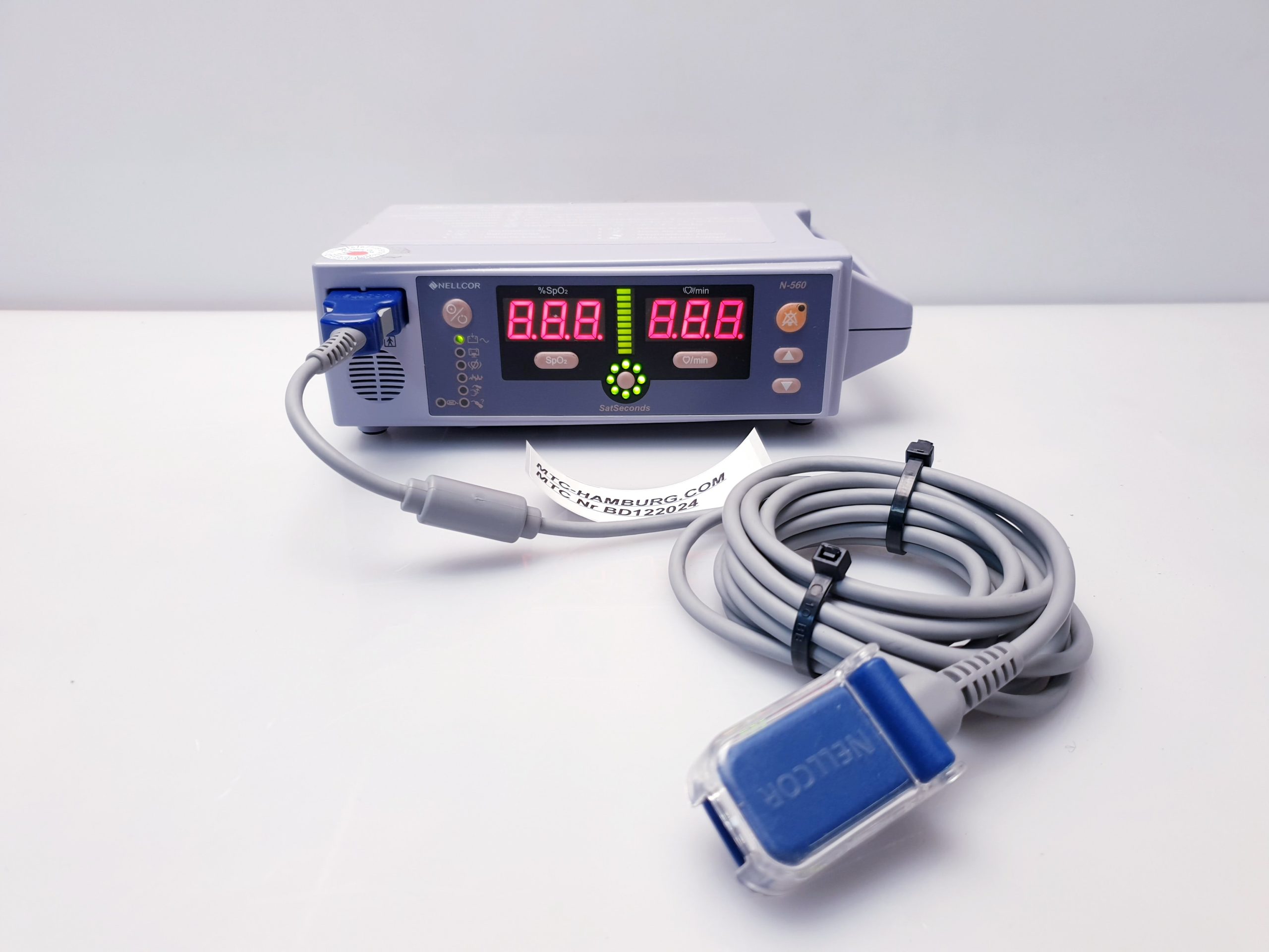 Covidien Nellcor N-560 Pulsoxymeter mit Stammkabel thumbnail 3