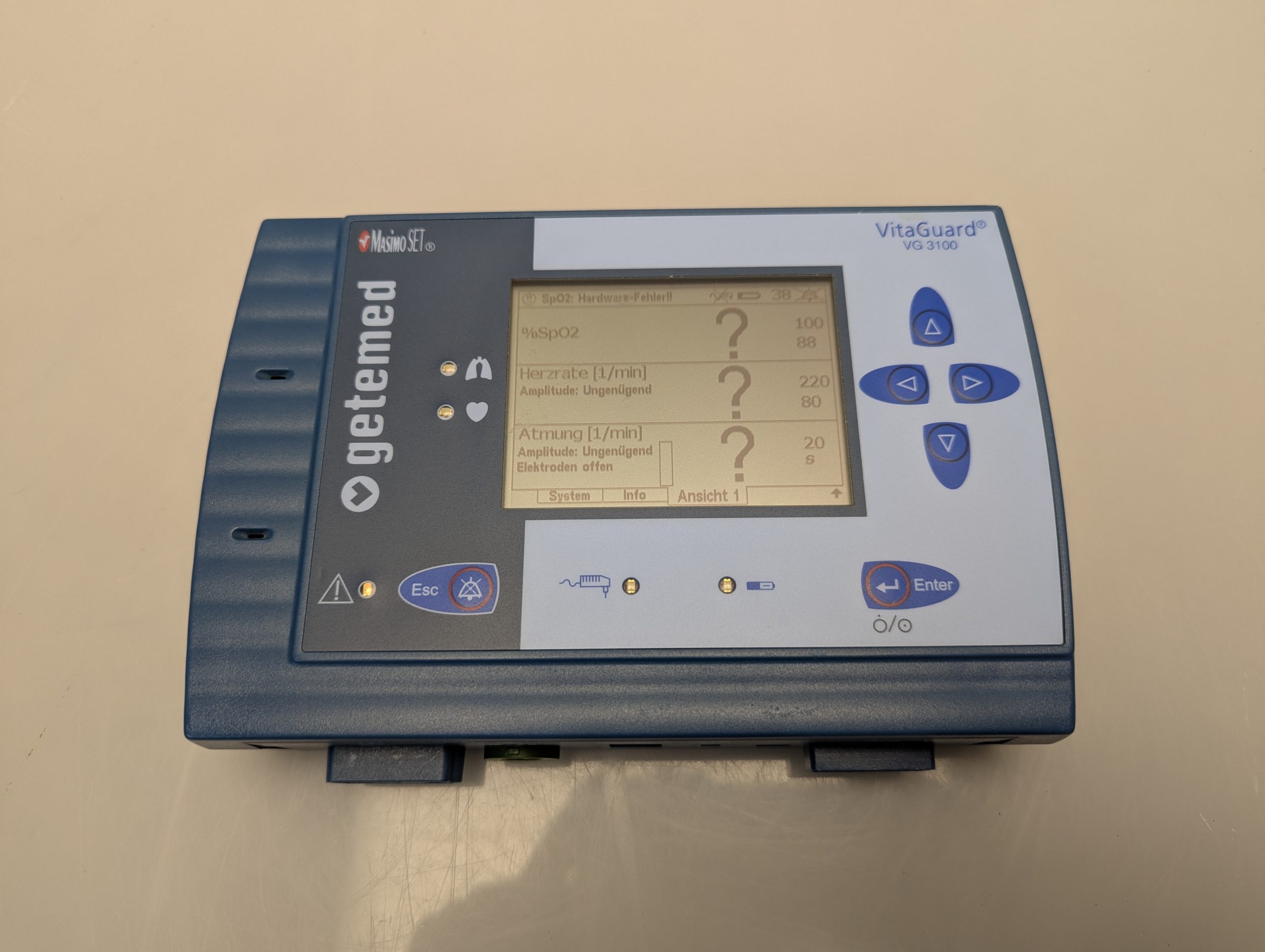 Getemed VitaGuard VG 3100 Patientermonitor Ohne Zubehör thumbnail 3