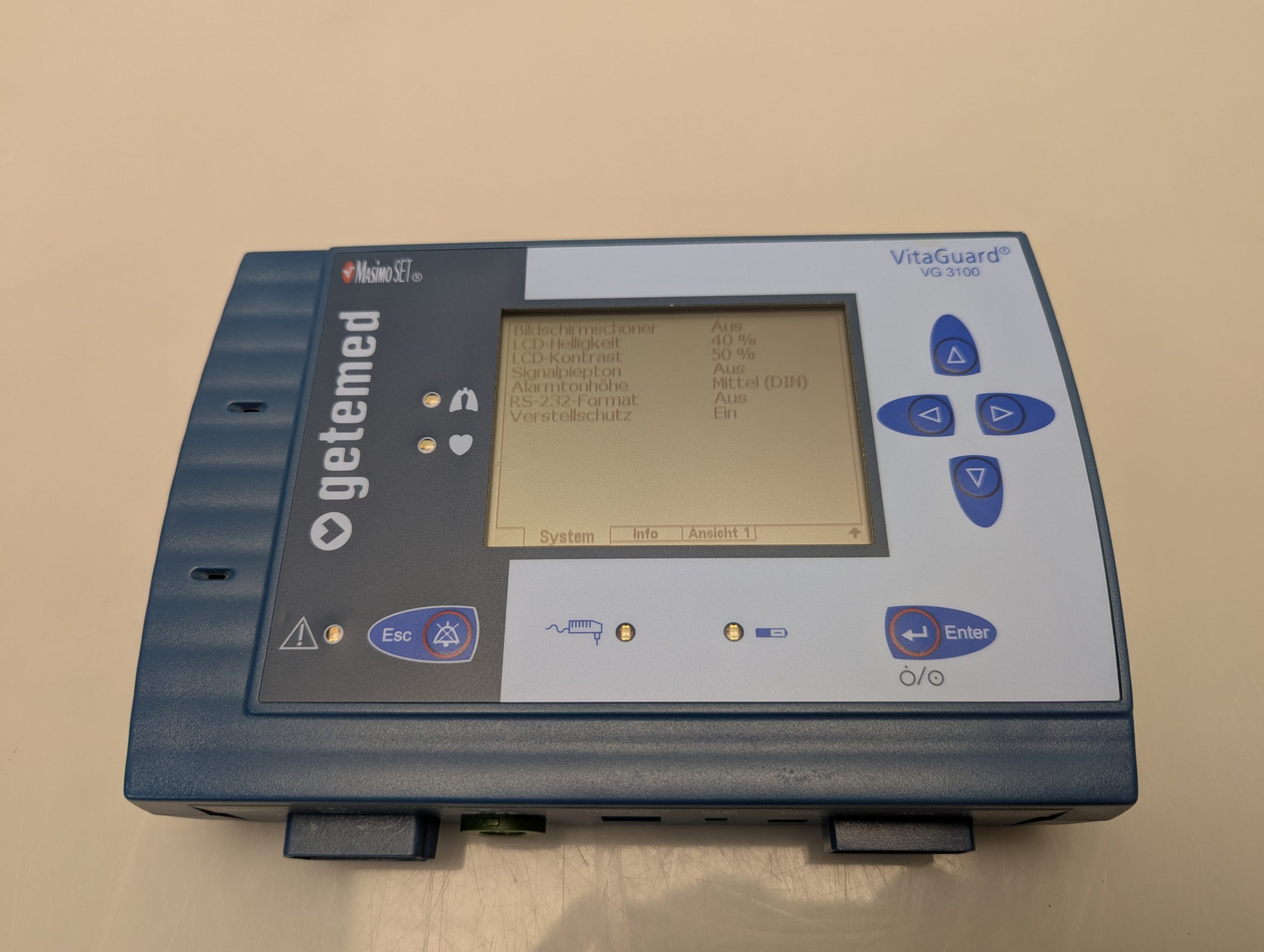 Getemed VitaGuard VG 3100 Patientermonitor Ohne Zubehör thumbnail 4