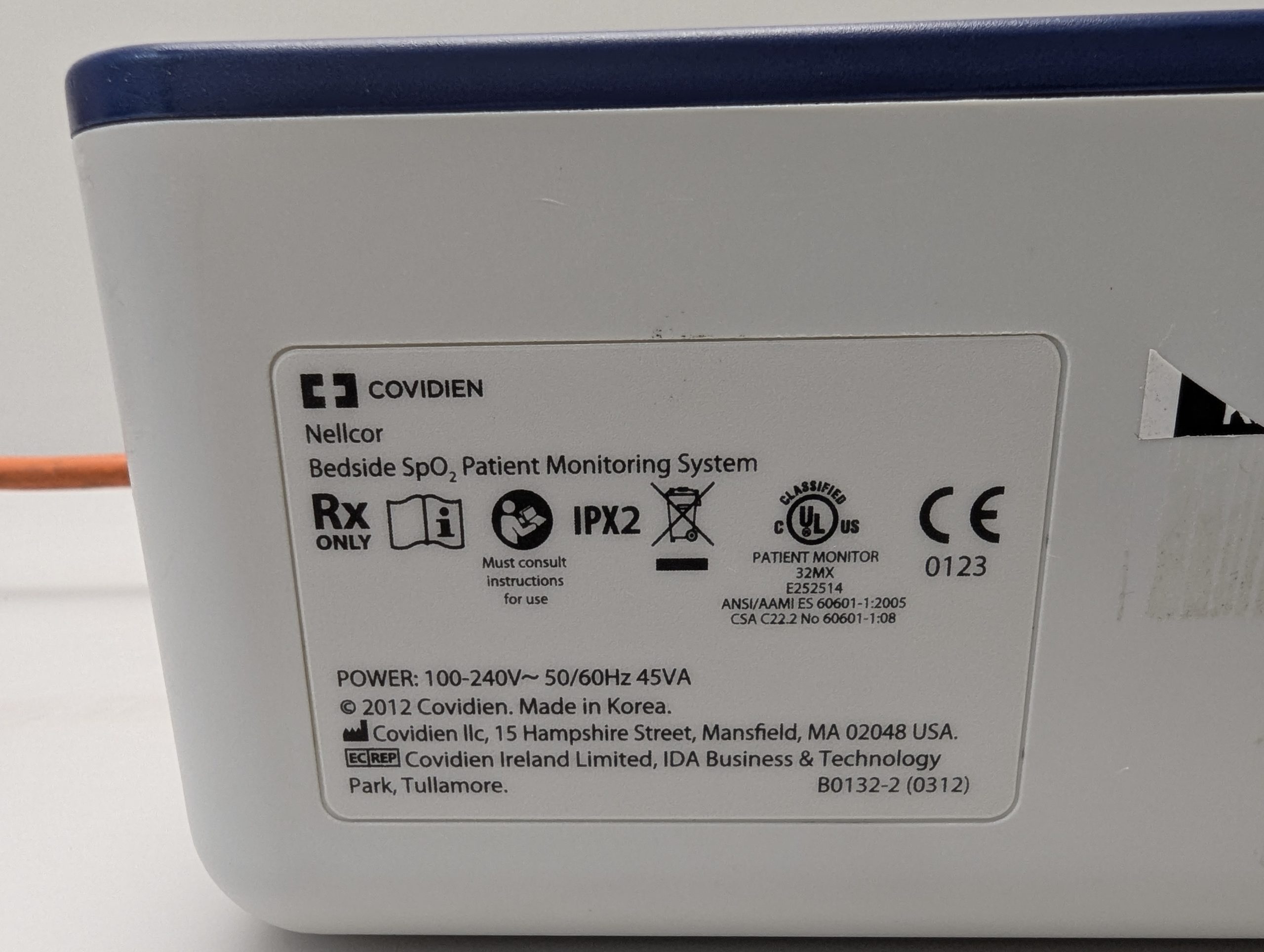Covidien Nellcor Ref 10005941 SpO2 Messgerät, Pulsoximeter, Oxymeter – Drehknopf fehlt thumbnail 5