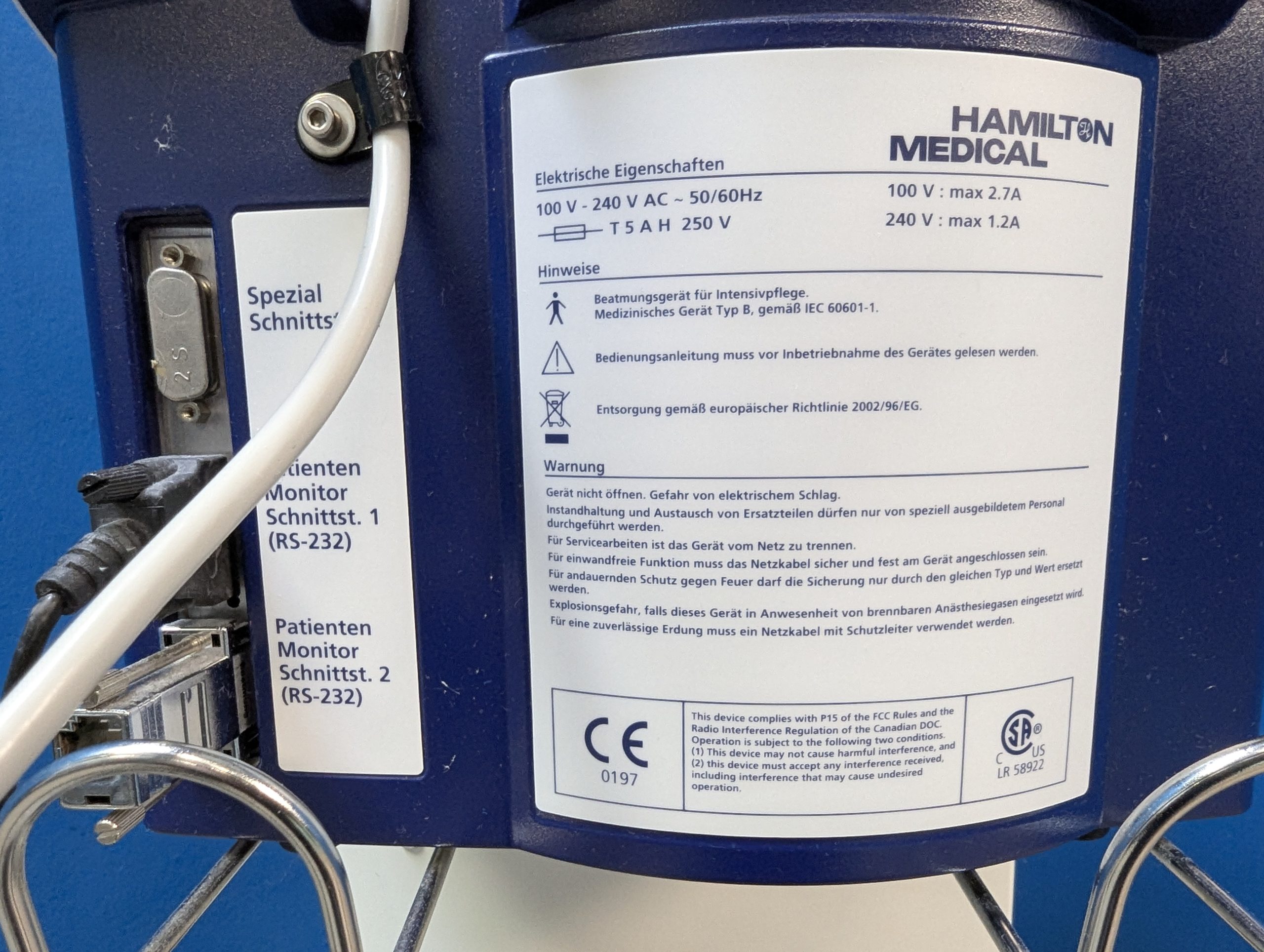 HAMILTON‑G5 G 5 + H-900 + CO2 MESSUNG – DOM 2011 thumbnail 13