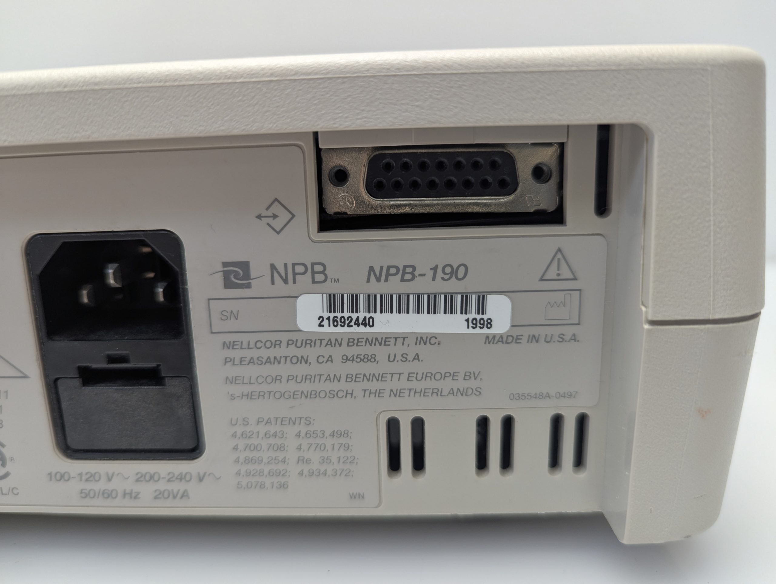 Nellcor NPB-190 Pulseoxymeter thumbnail 5