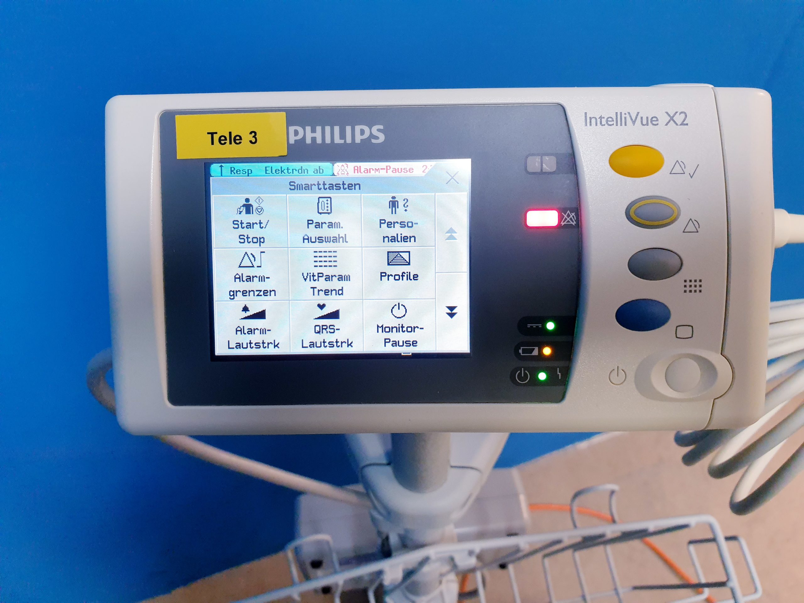 Philips X2 M3002A Modul, Philips M8023A Ladegerät auf Fahrbarem Gestell thumbnail 9