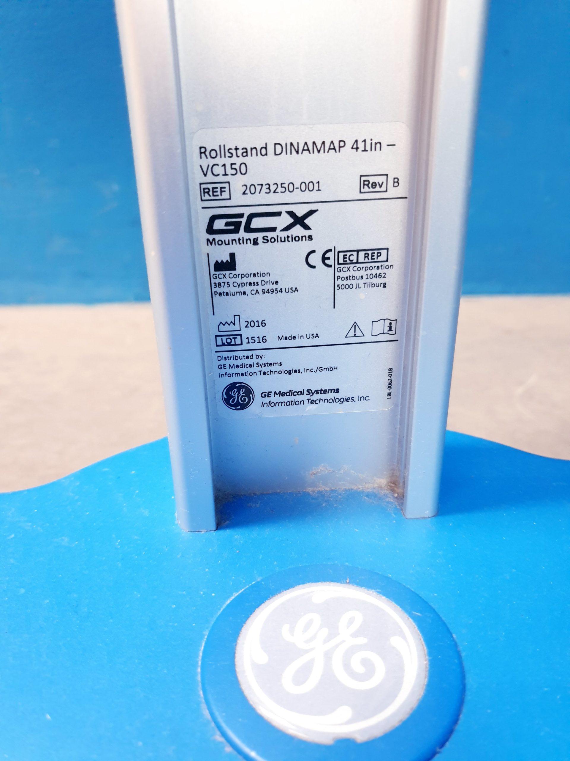 GE Carescape VC150 SpO2 + NiBp Vitaldatenmonitor mit Gerätewagen thumbnail 8
