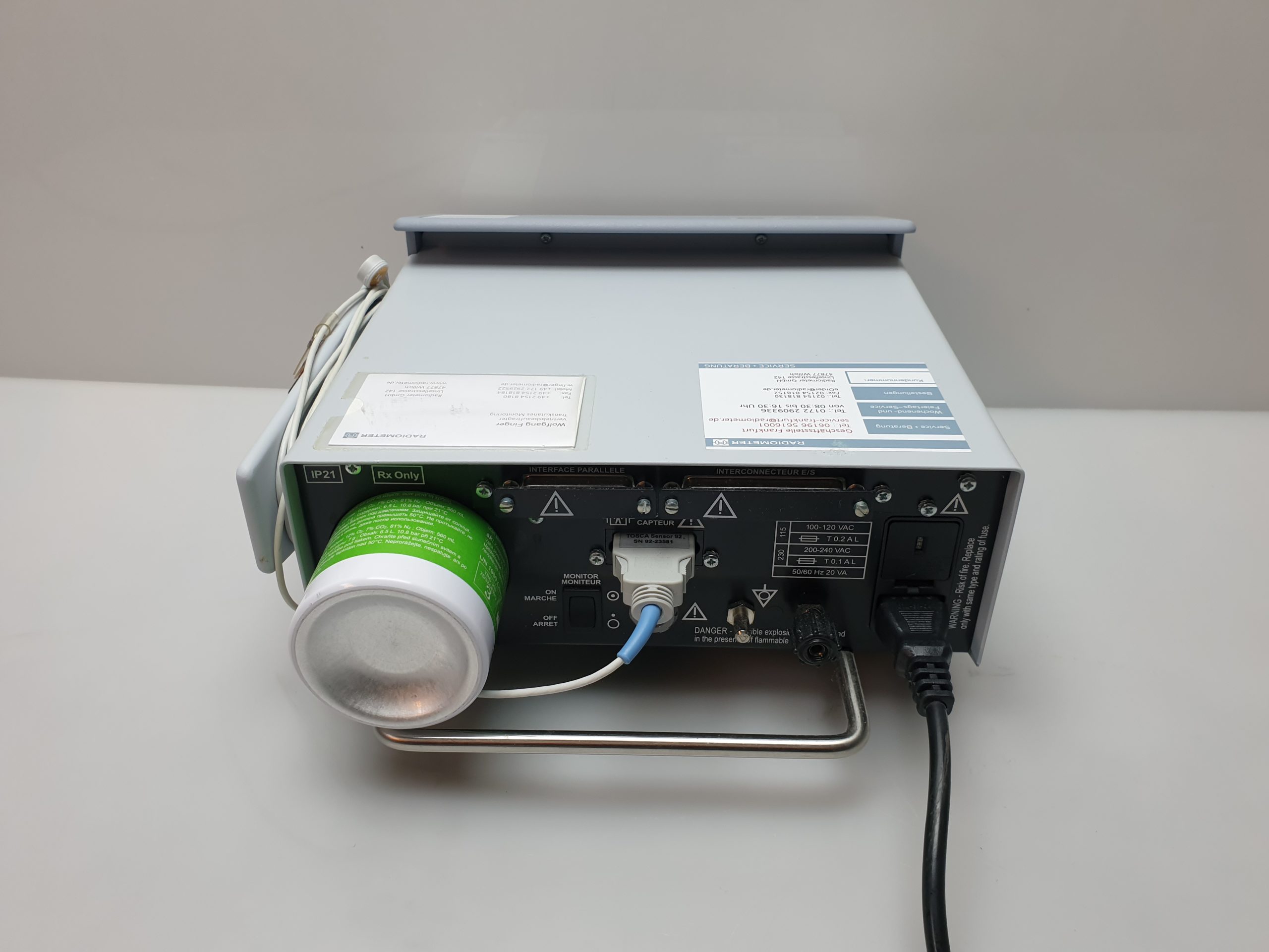 Radiometer TOSCA 500 Masimo set Spo2 Pco 2 Pulse Patient Oximeter Monitor Oxygen thumbnail 11