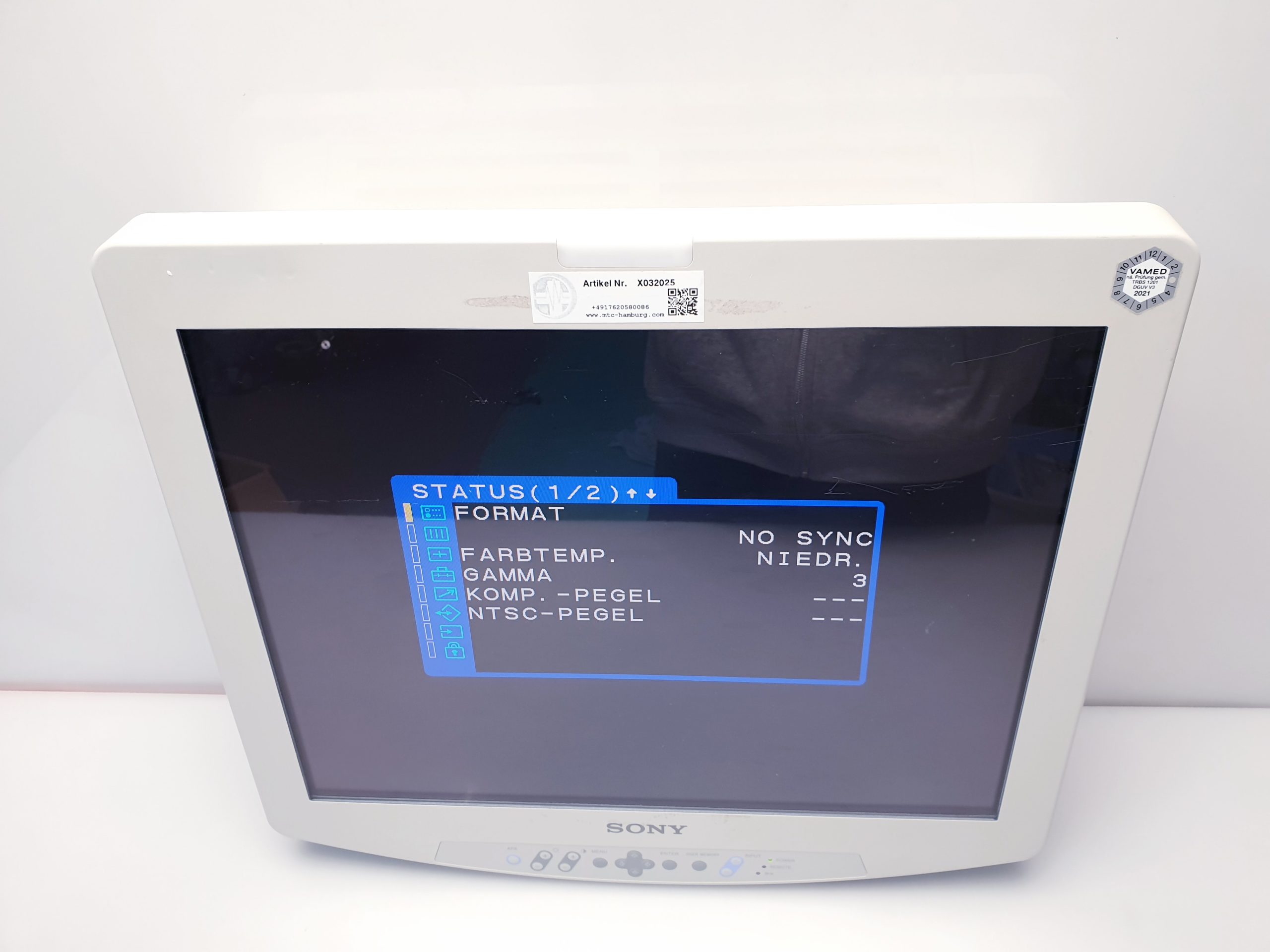 Sony LMD-2140MD LCD Monitor 21 thumbnail 3