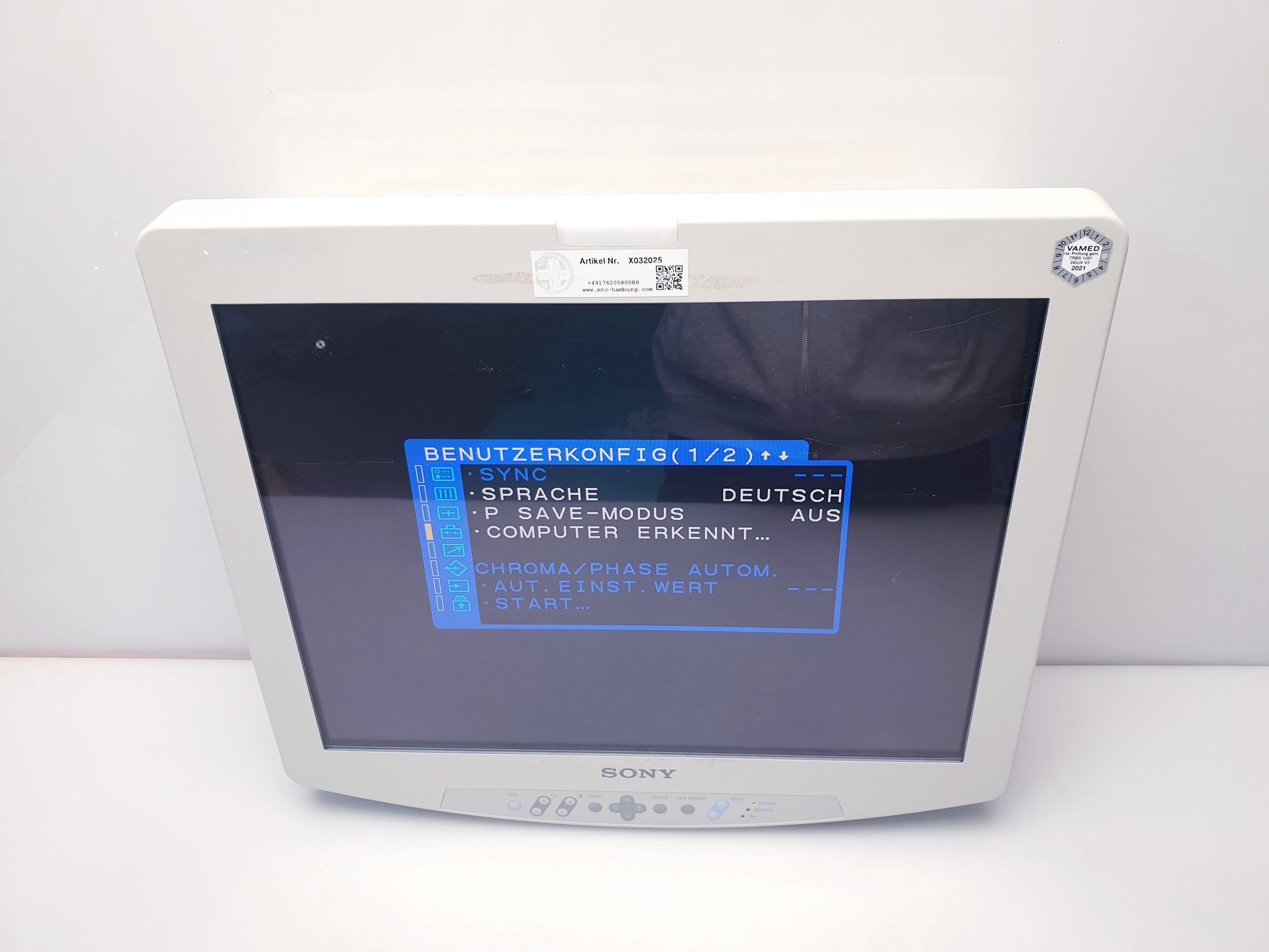 Sony LMD-2140MD LCD Monitor 21 thumbnail 4