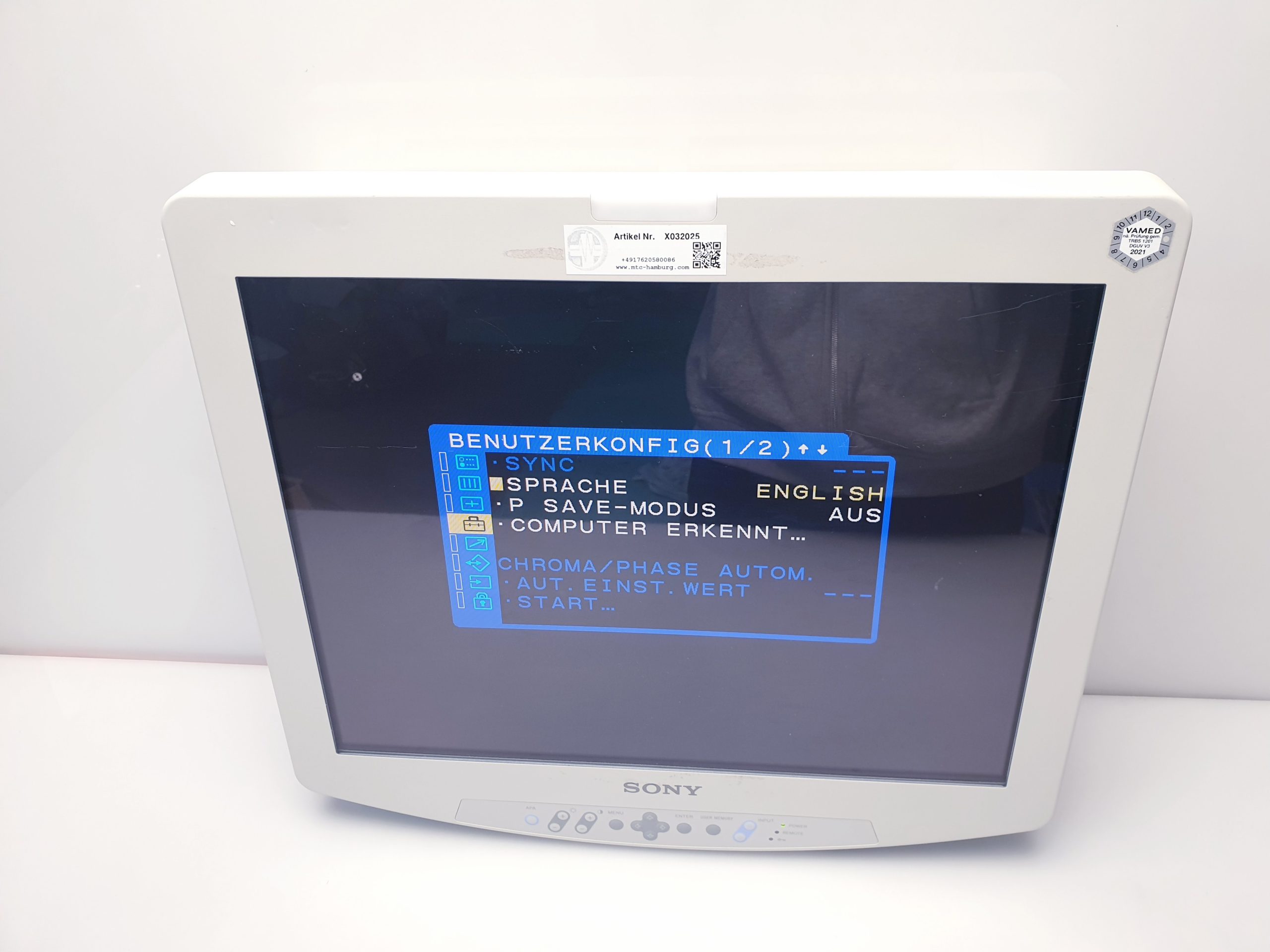 Sony LMD-2140MD LCD Monitor 21 thumbnail 5