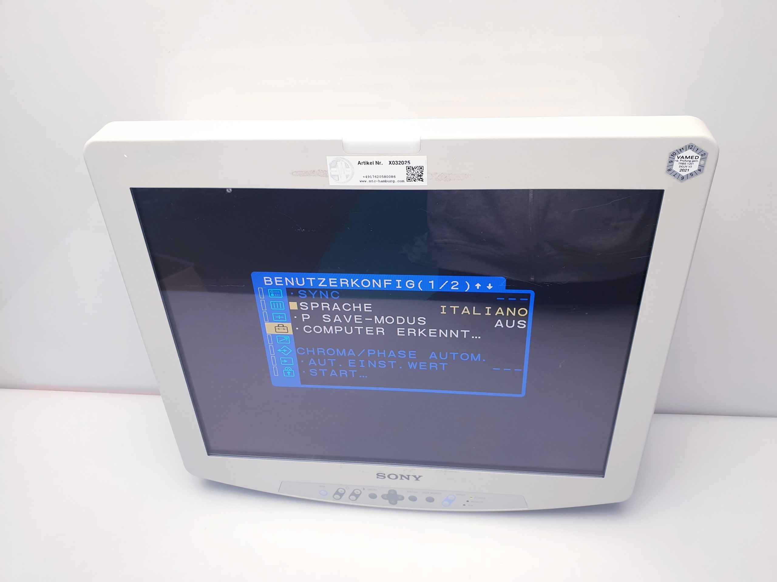 Sony LMD-2140MD LCD Monitor 21 thumbnail 9