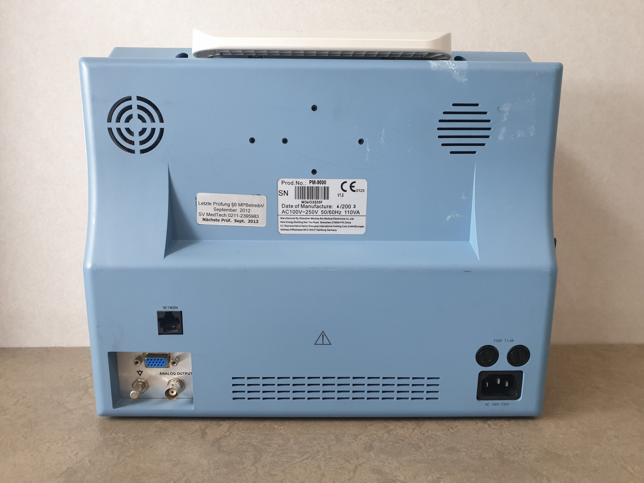 Mindray PM-9000 Express Patientenmonitor mit Zubehör thumbnail 10