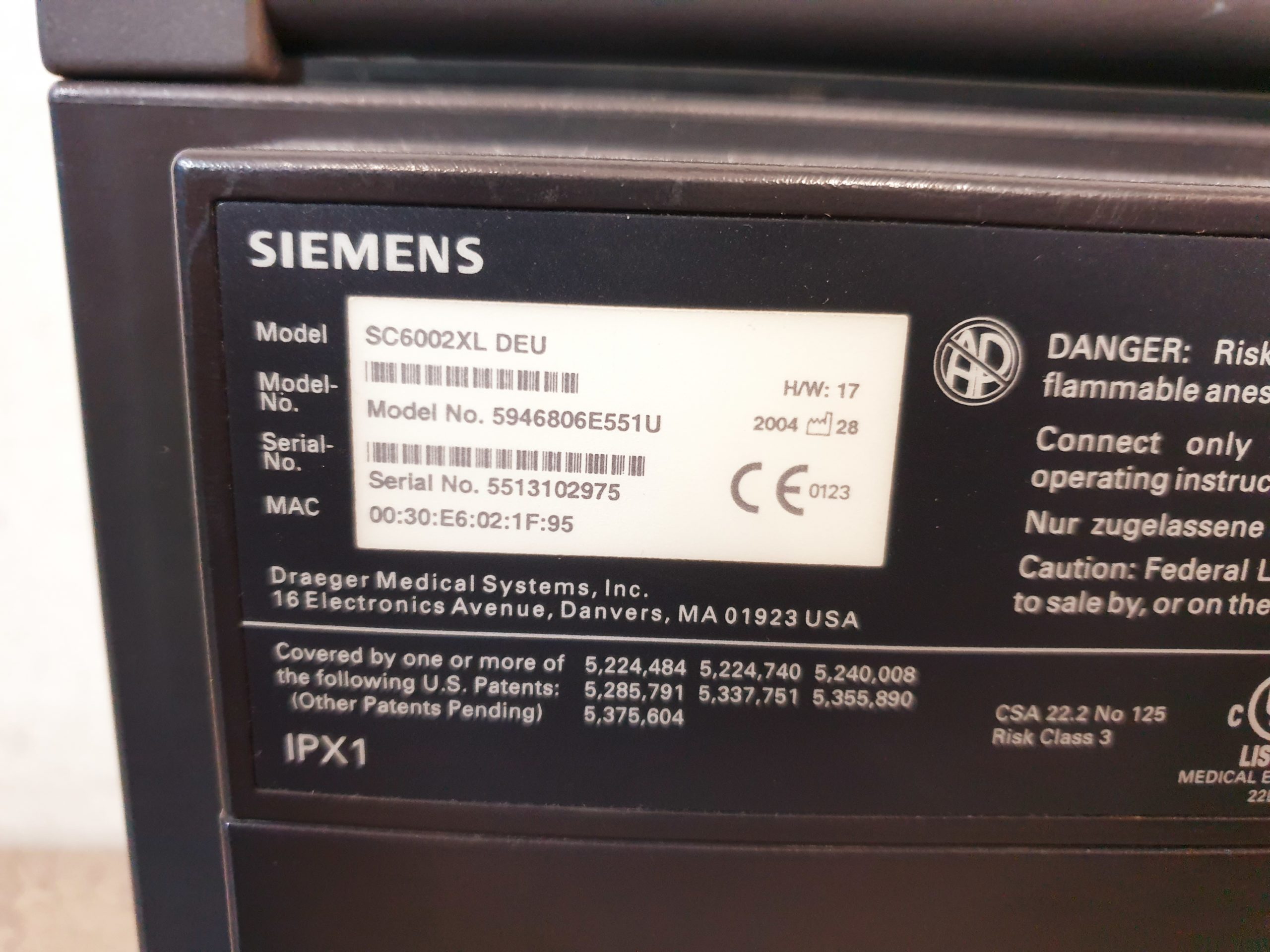 SIEMENS SC 6802XL thumbnail 5