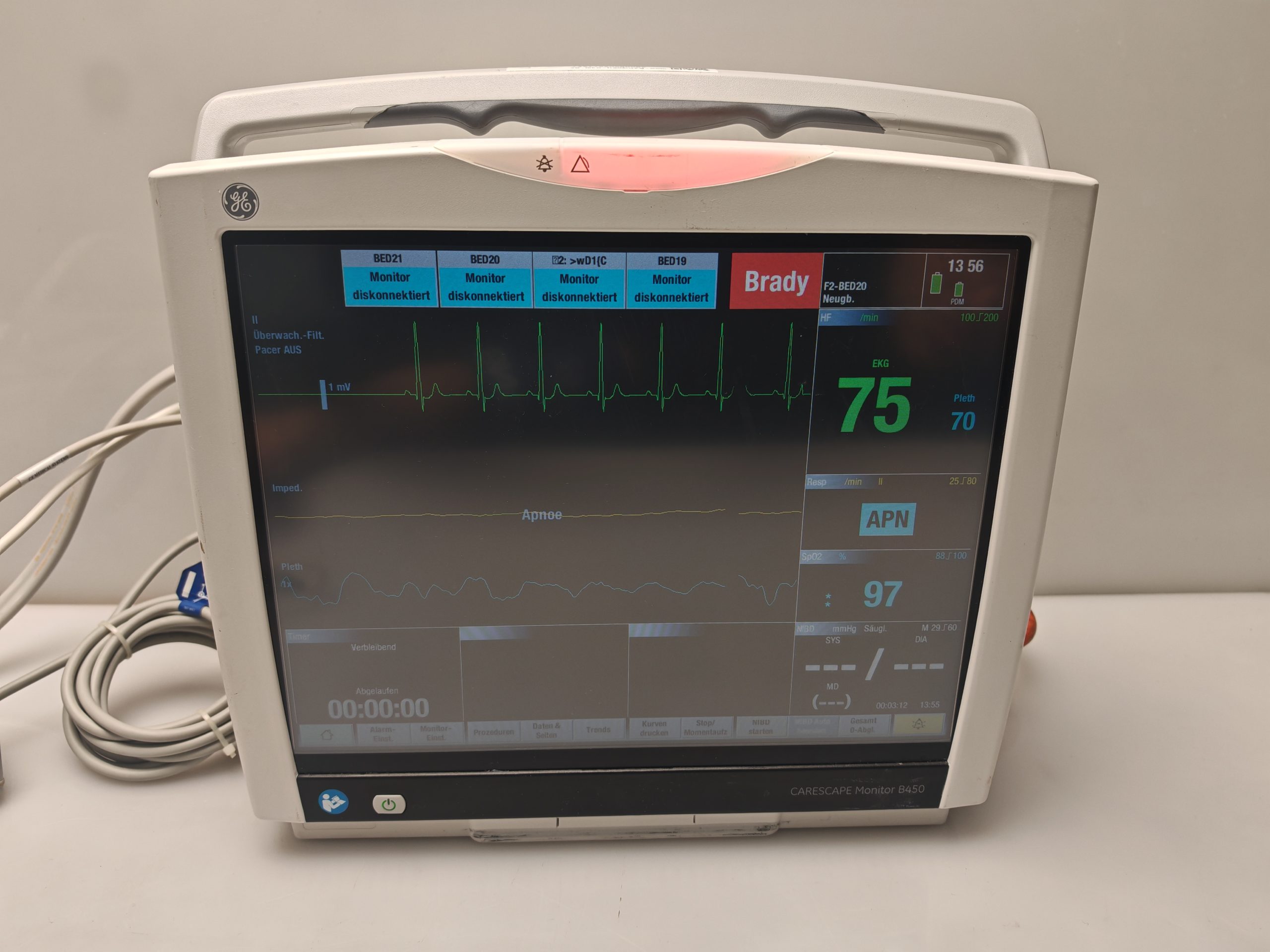 GE Carescape B450 Monitor Überwachungsmonitor thumbnail 3