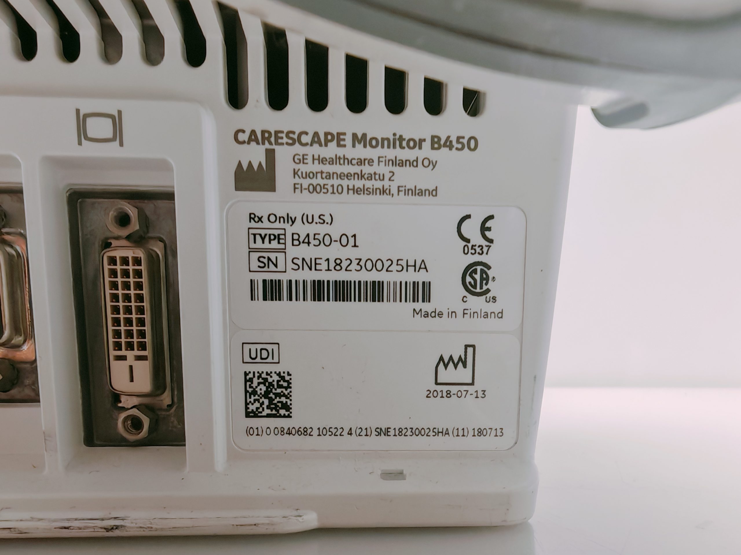 GE Carescape B450 Monitor Überwachungsmonitor thumbnail 15