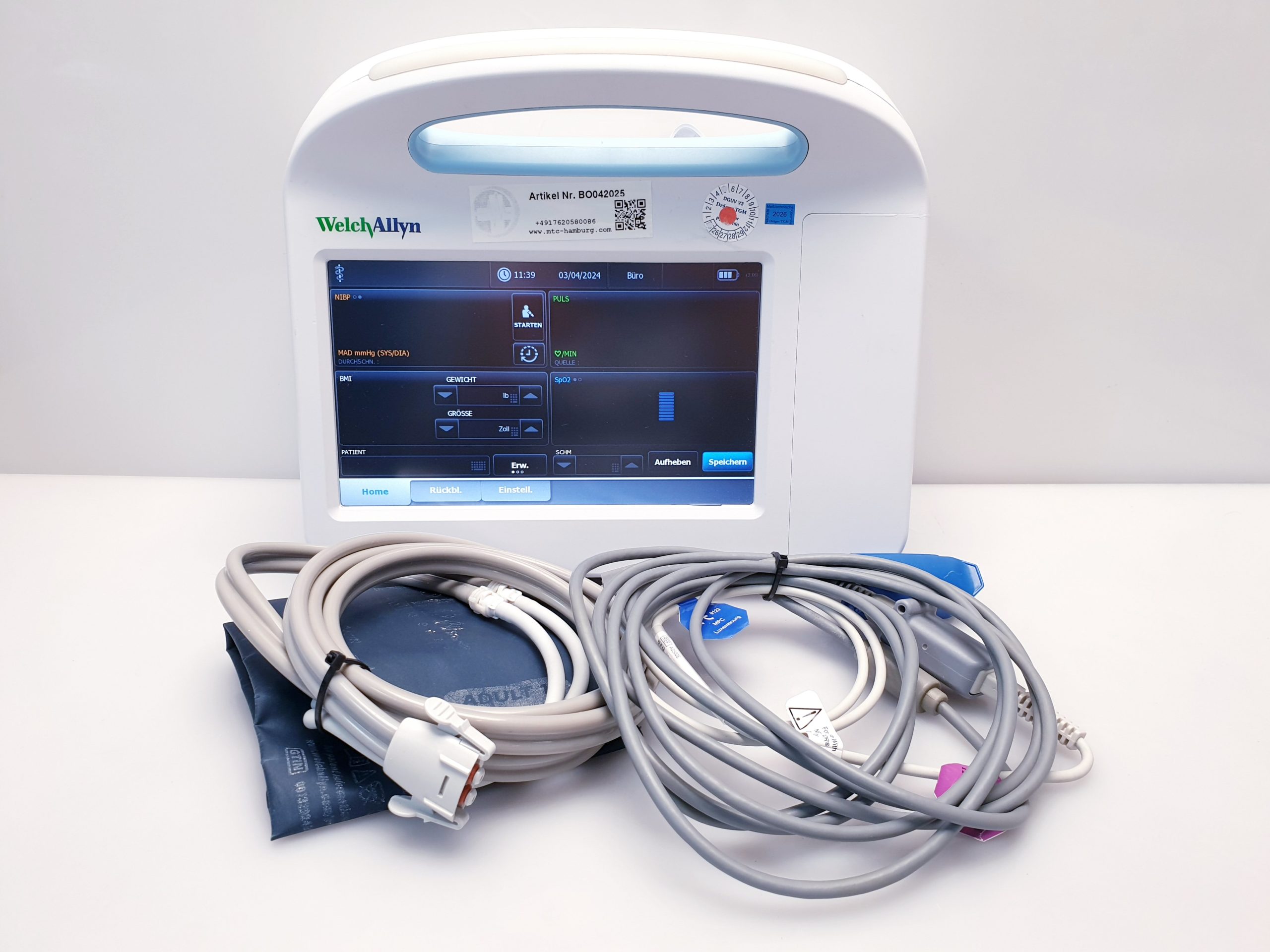 Welch allyn 6000 series vital signs Monitor — image 1 of 10